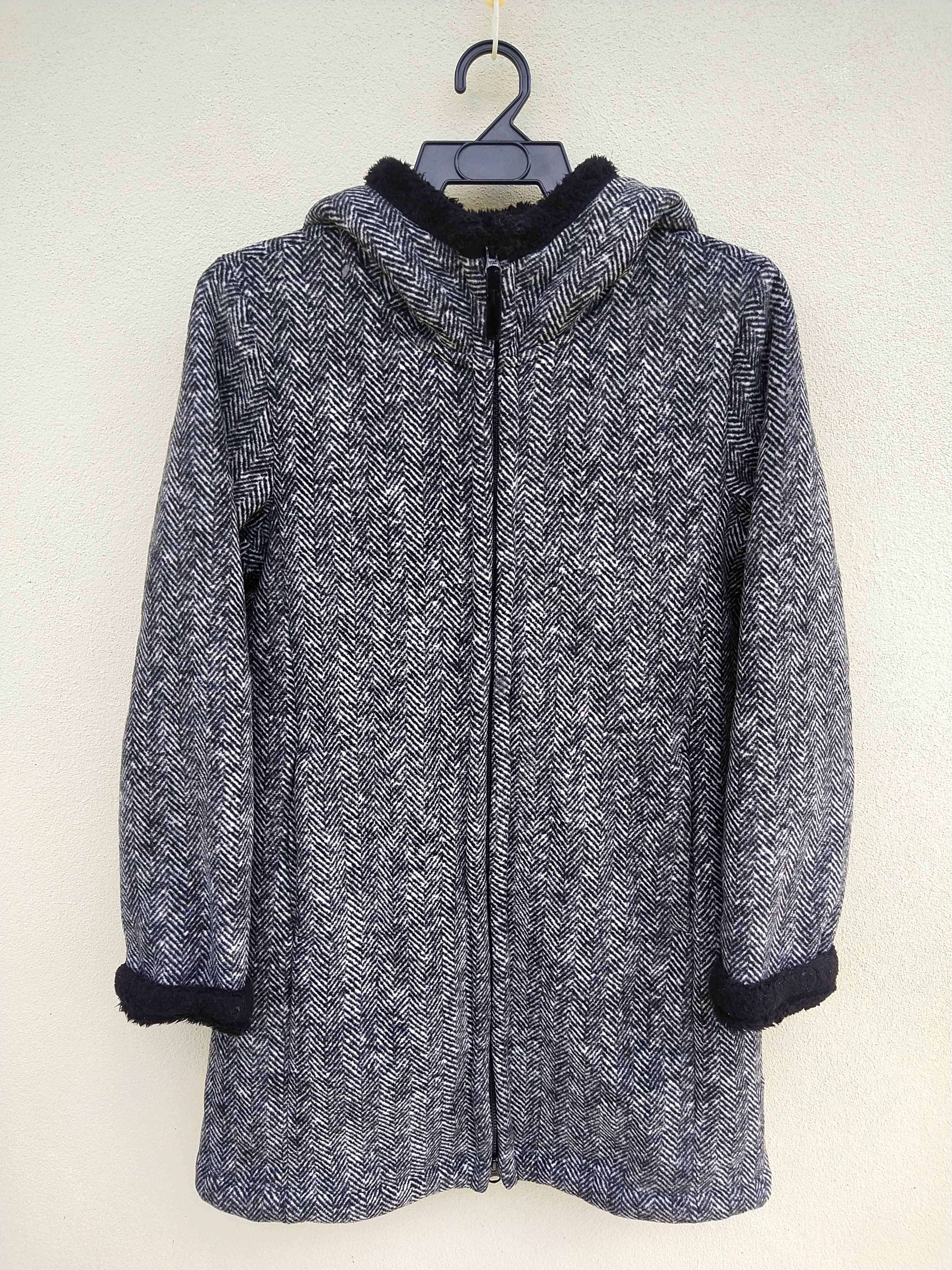 Japanese Brand × Uniqlo 🔥 Uniqlo Fleece Long Hooded Sweater Jacket Size L / US 10 / IT 46 - 1 Thumbnail
