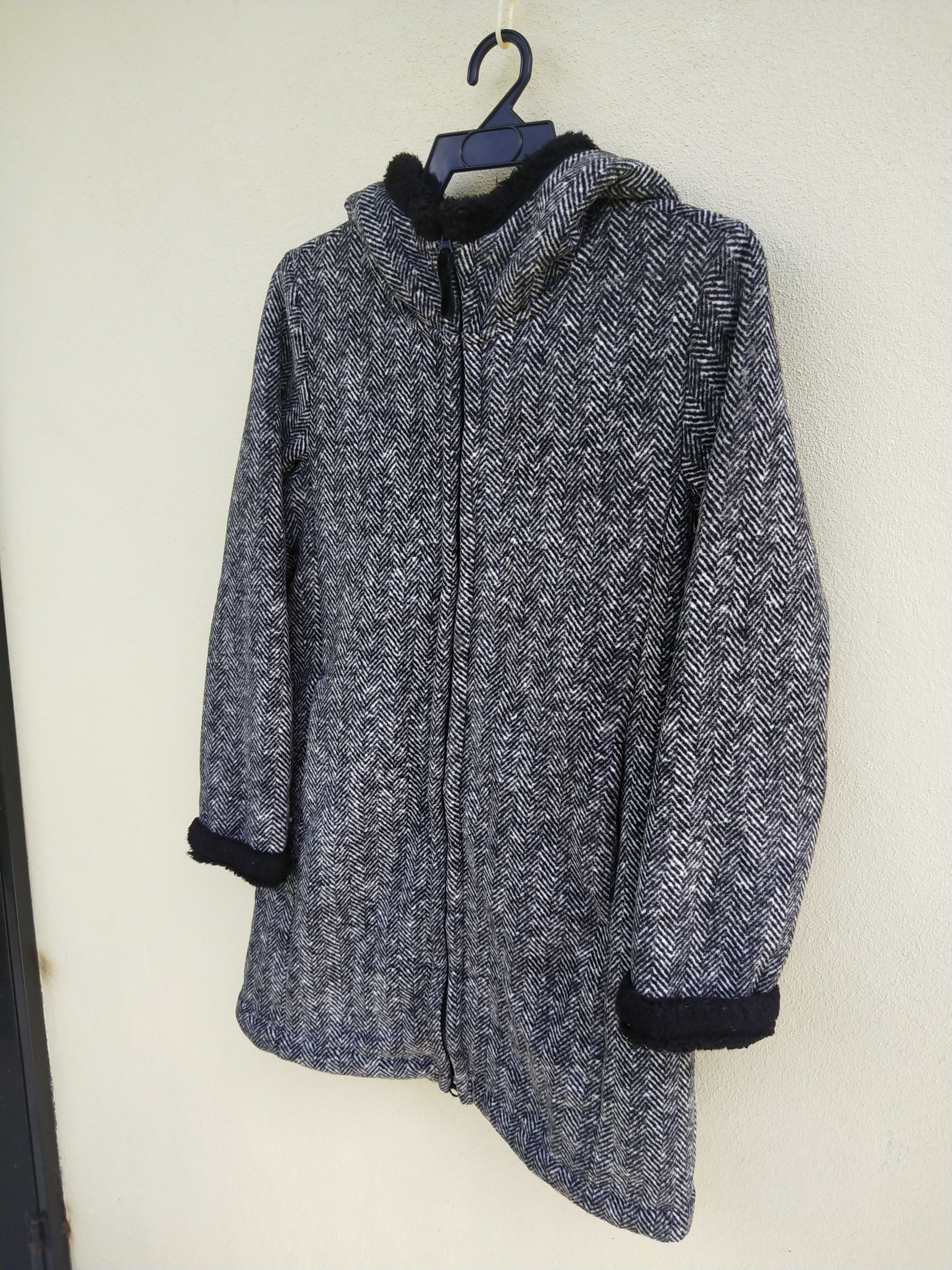 Japanese Brand × Uniqlo 🔥 Uniqlo Fleece Long Hooded Sweater Jacket Size L / US 10 / IT 46 - 2 Thumbnail