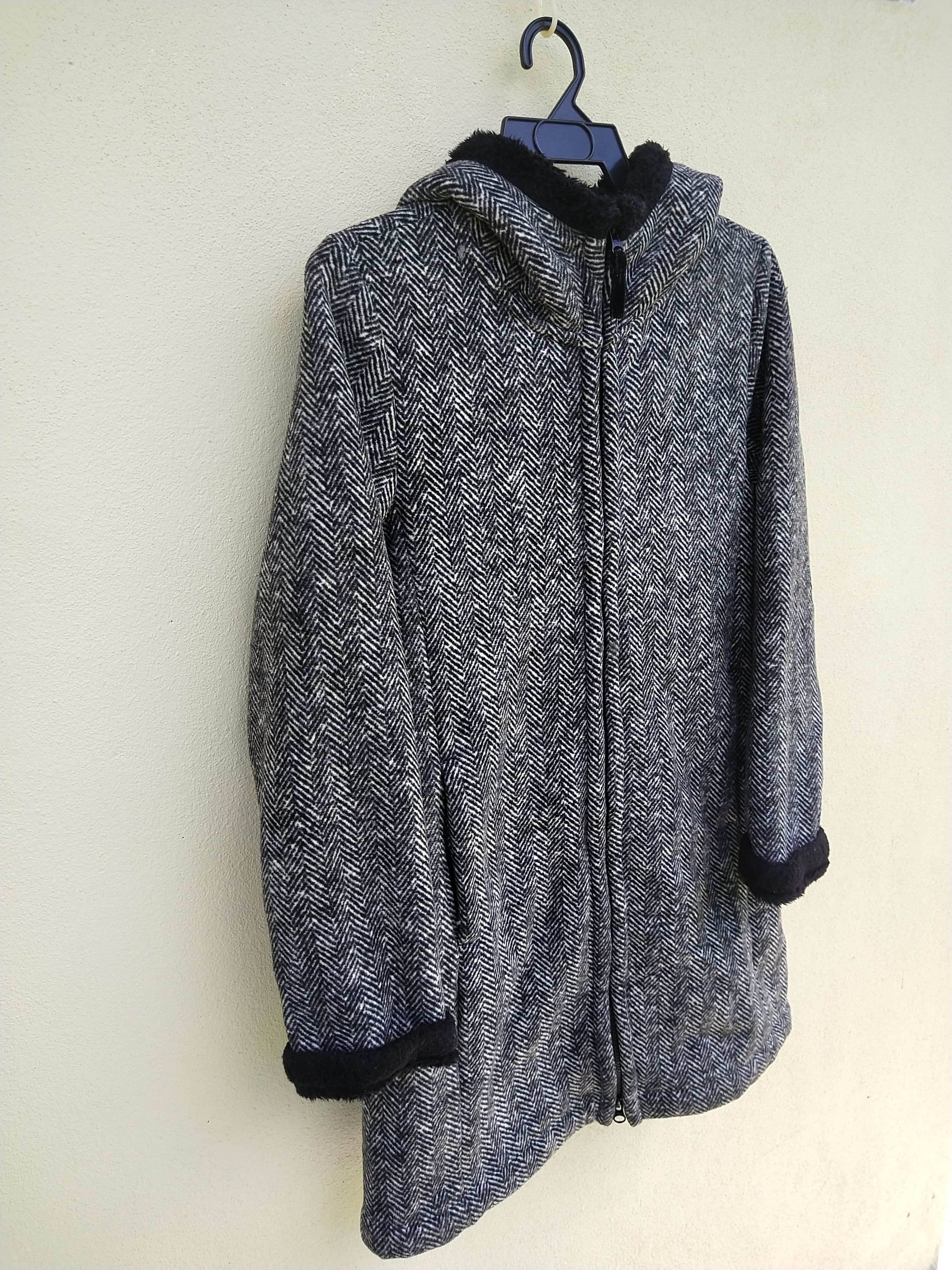 Japanese Brand × Uniqlo 🔥 Uniqlo Fleece Long Hooded Sweater Jacket Size L / US 10 / IT 46 - 3 Thumbnail