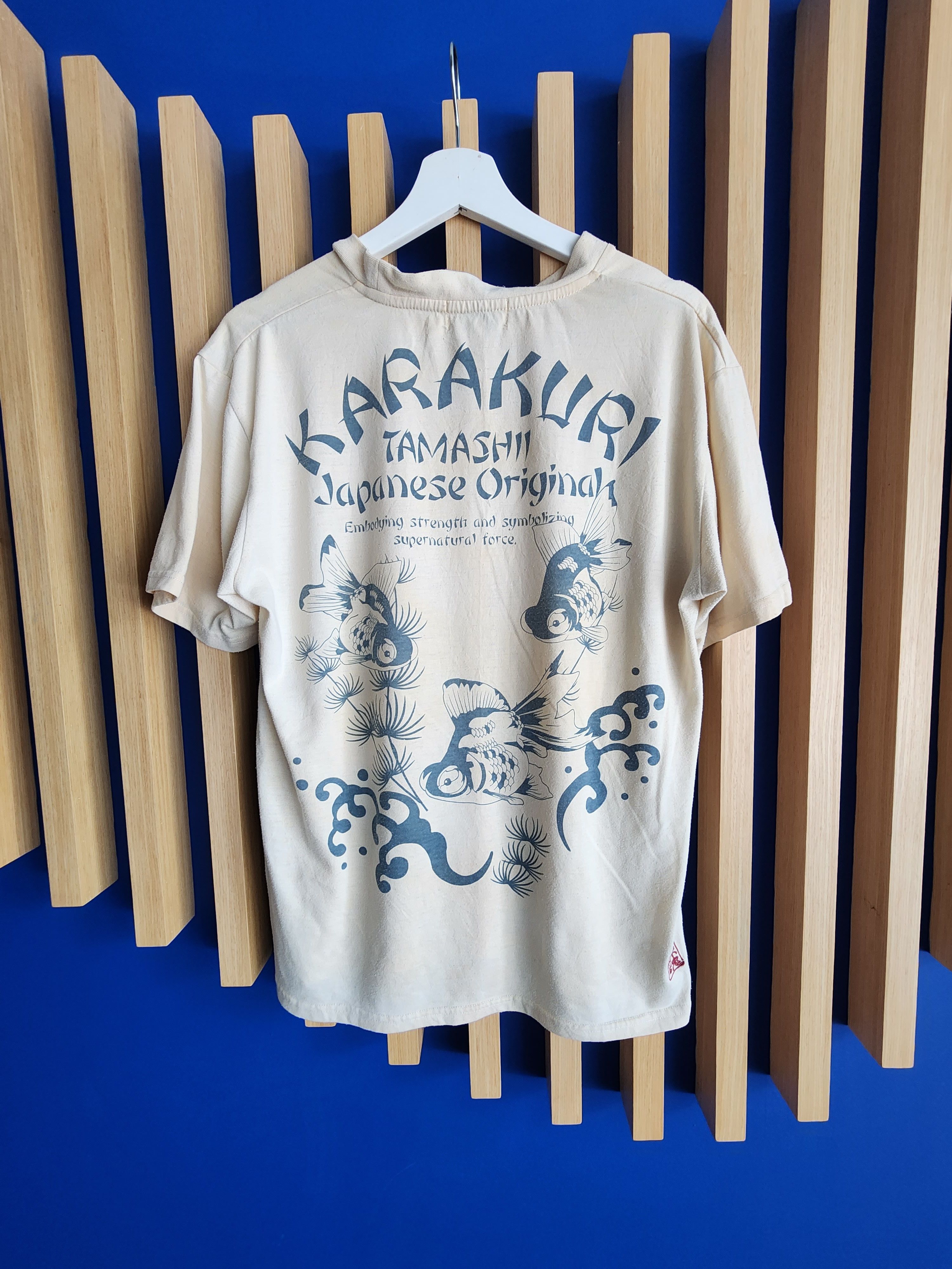 Vintage Sukajan T Shirt Karakuri Tamashi