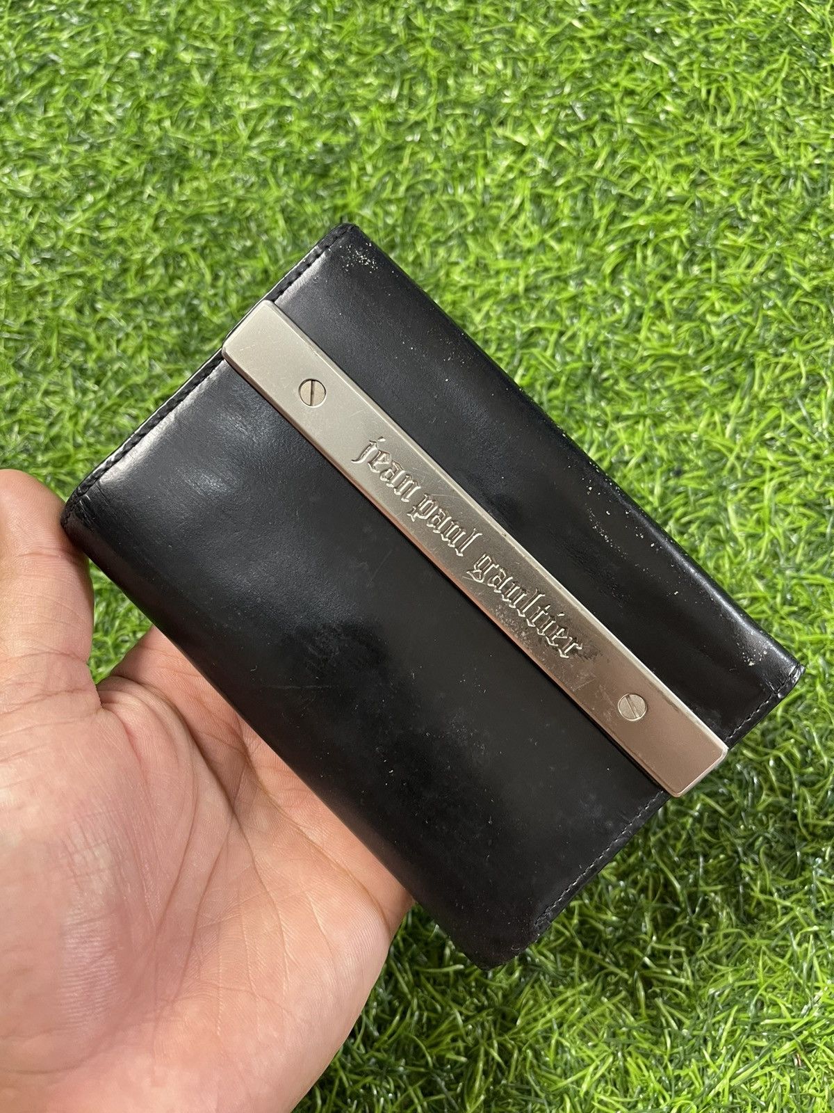 Jean Paul Gaultier Wallet JPG Steel X Leather Size ONE SIZE - 2 Thumbnail