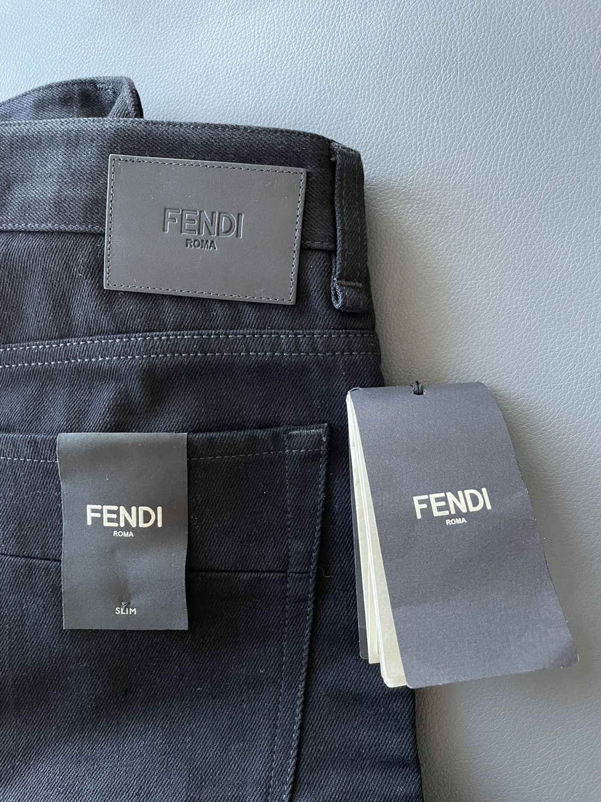 Fendi Limited Rare $2k Super Runway Brand New FF Logo Jeans Pant Size US 32 / EU 48 - 13 Thumbnail