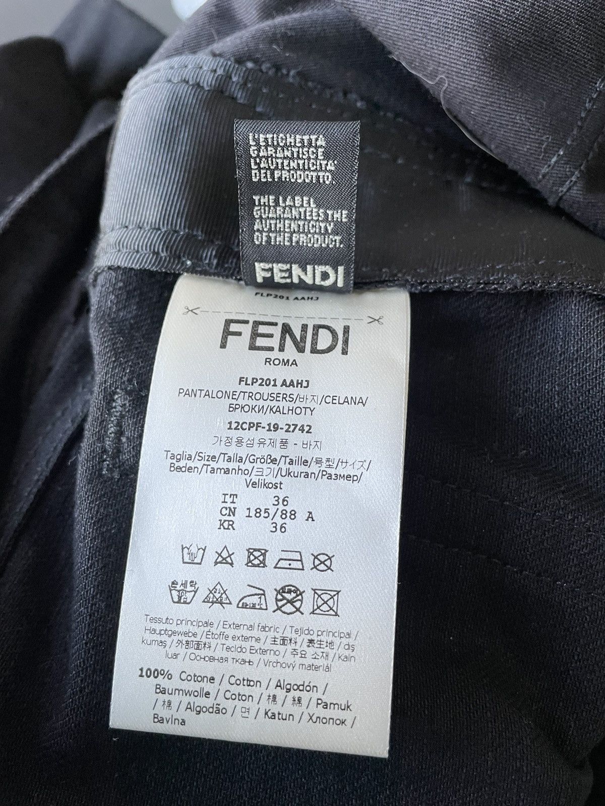 Fendi Limited Rare $2k Super Runway Brand New FF Logo Jeans Pant Size US 32 / EU 48 - 9 Thumbnail