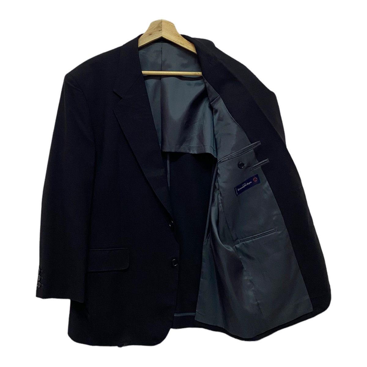 Ermenegildo Zegna 🔥LAST DROP🔥ERMENEGILDO ZEGNA MADE IN ITALY BLACK BLAZER Size US M / EU 48-50 / 2 - 3 Thumbnail