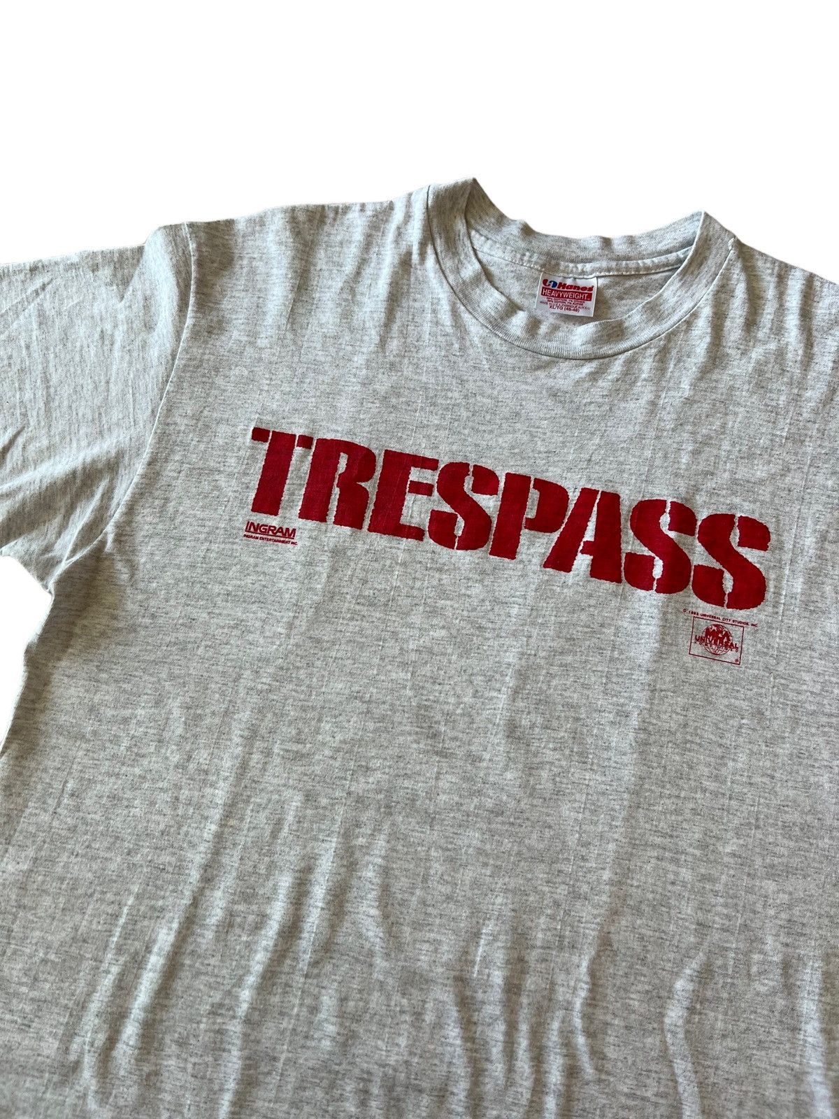 Rap Tees × Vintage 90s Trespass Movie Ice Cube Ice-T Single Stitch TShirt 1993 Size US XL / EU 56 / 4 - 3 Thumbnail