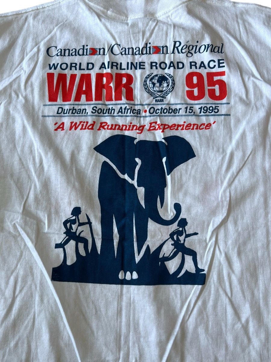Vintage Vintage 1995 Canadian Africa Single Stitch T Shirt Oneita Size US XL / EU 56 / 4 - 3 Thumbnail