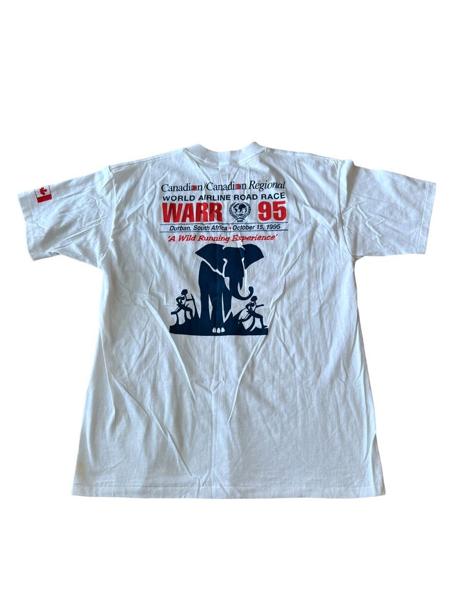 Vintage Vintage 1995 Canadian Africa Single Stitch T Shirt Oneita Size US XL / EU 56 / 4 - 4 Thumbnail