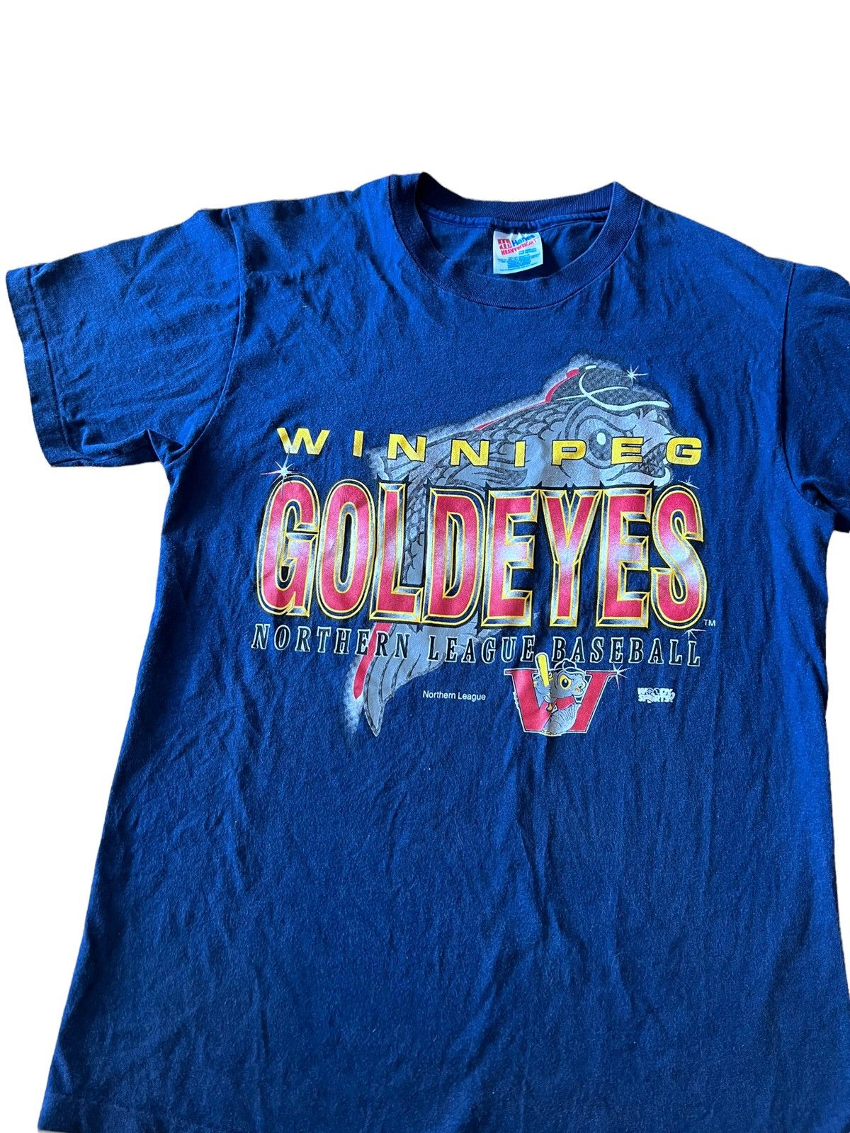 Winnipeg Goldeneyes T Shirt Vintage 90s VERY RARE