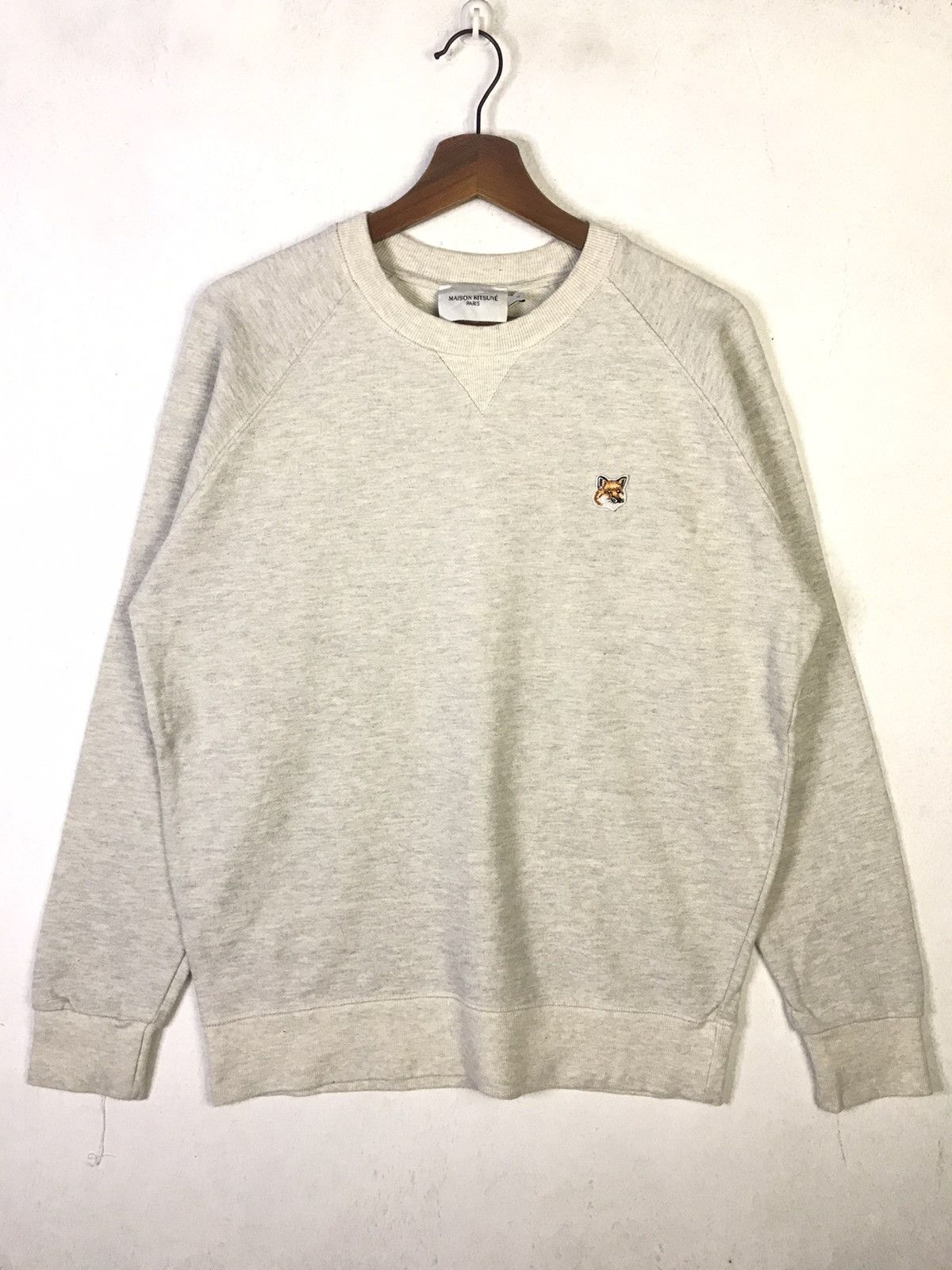 Designer × Maison Kitsune Maison Kitsune Small Wolf Crewneck Sweatshirt Size US L / EU 52-54 / 3 - 2 Thumbnail