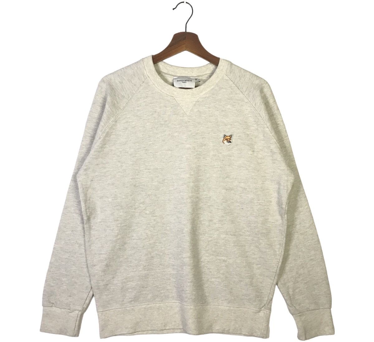 Designer × Maison Kitsune Maison Kitsune Small Wolf Crewneck Sweatshirt Size US L / EU 52-54 / 3 - 1 Thumbnail