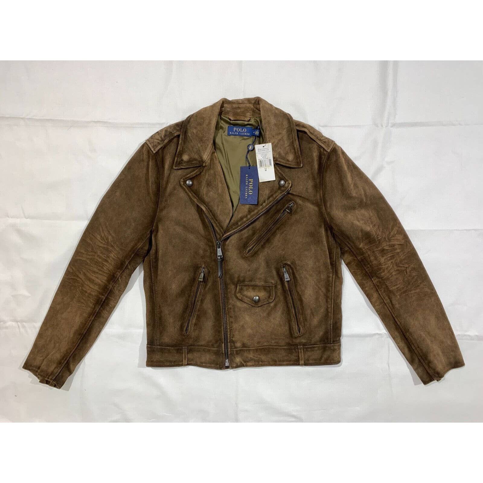 ジャケット・アウター Polo Ralph Lauren Suede Leather Jacket Ralph Lauren Polo Men's Suede Irvin Leather Bomber Jacket