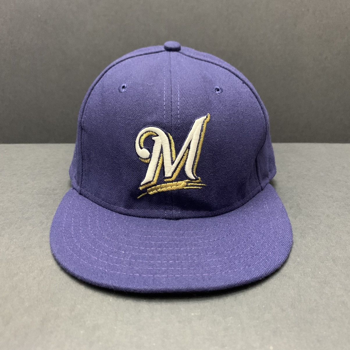 New Era Milwaukee Brewers MLB New Era Fitted Hat Cap Size ONE SIZE - 1 Thumbnail