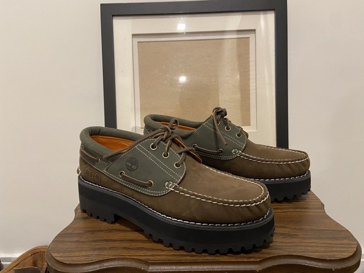 Alife × Timberland Timberland X ALIFE 3-eye boat | Grailed