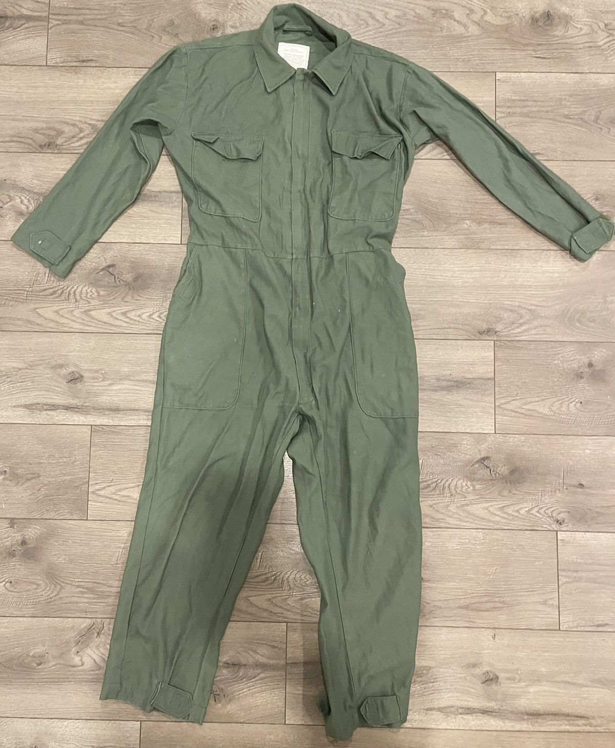 Custom altered military coveralls