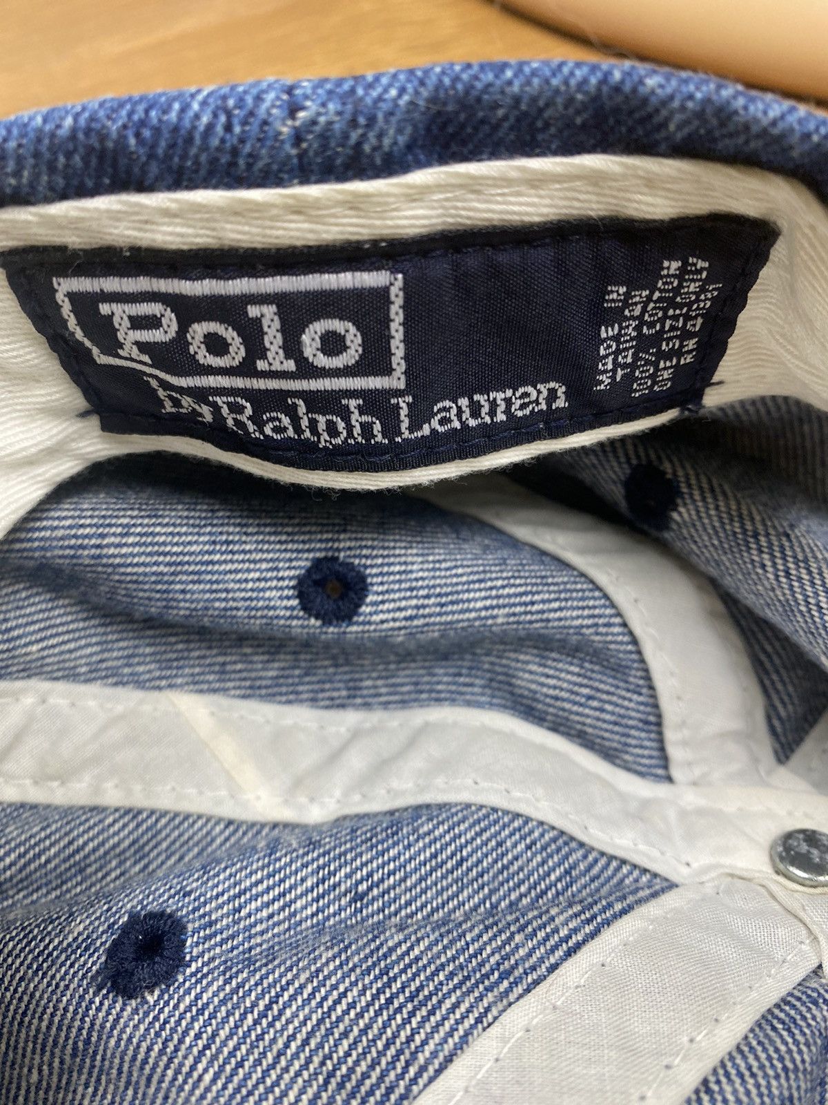 Polo Ralph Lauren Polo Ralph Lauren Denim Adjustable Cap Size ONE SIZE - 5 Thumbnail