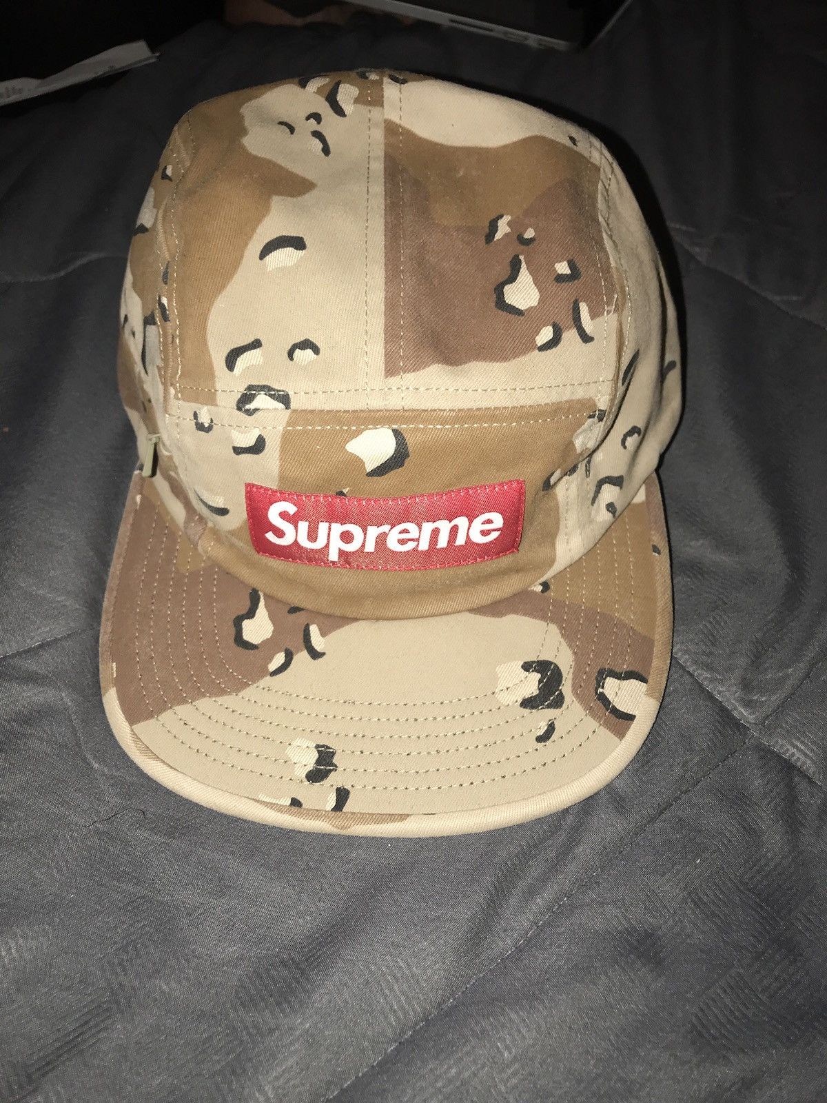 Supreme box logo desert camo hat newest fw17