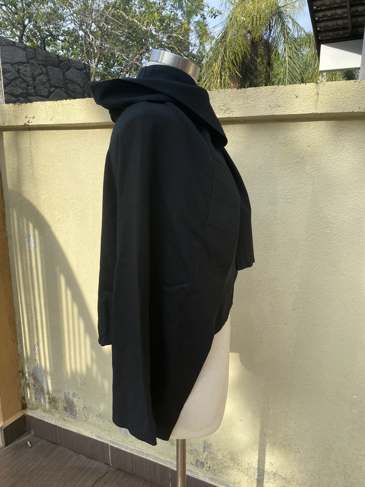 Japanese Brand vintage hiroko koshino black wool outerwear Size M / US 6-8 / IT 42-44 - 6 Thumbnail