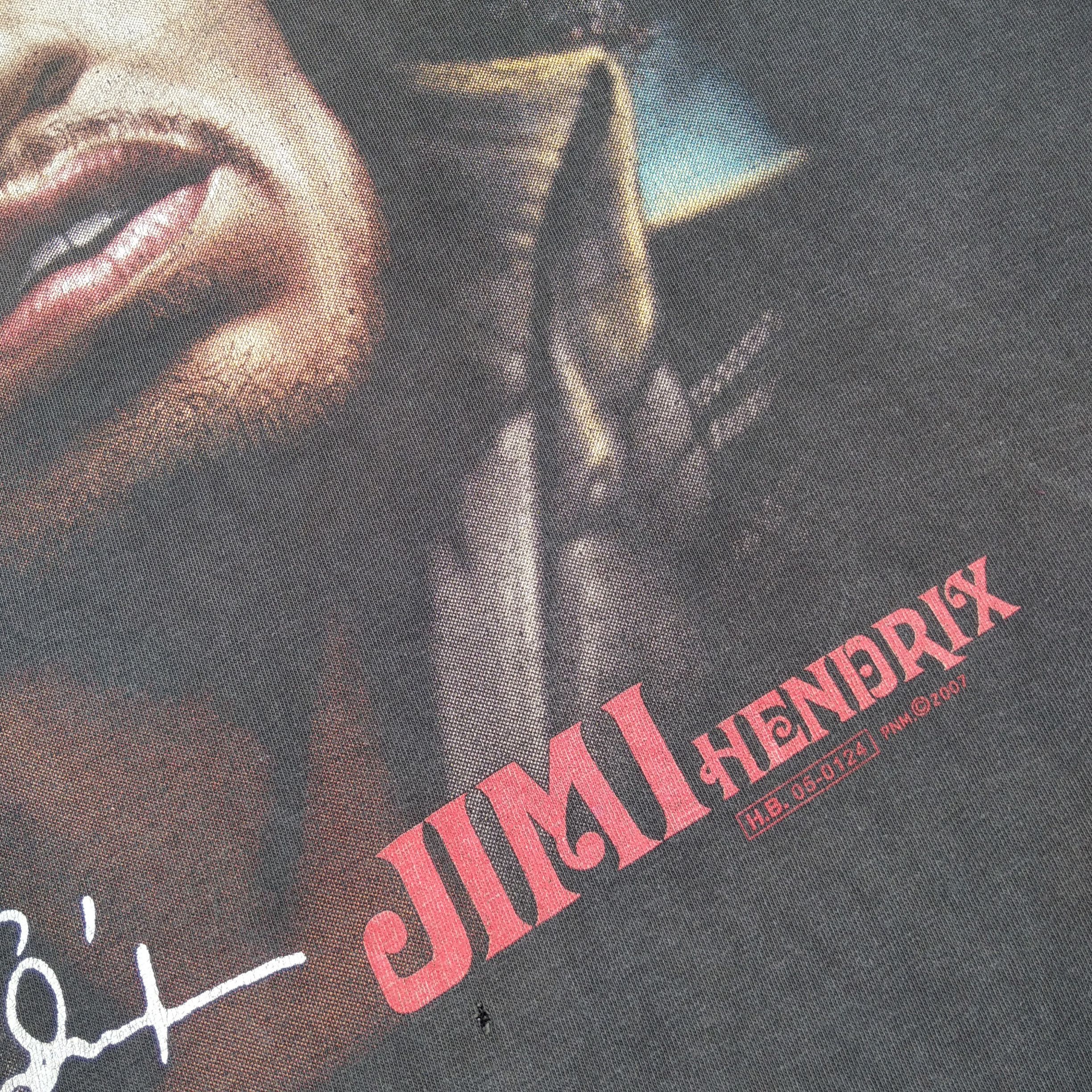 Band Tees Vintage Bootleg 00s JIMI HENDRIX Size US XL / EU 56 / 4 - 5 Thumbnail