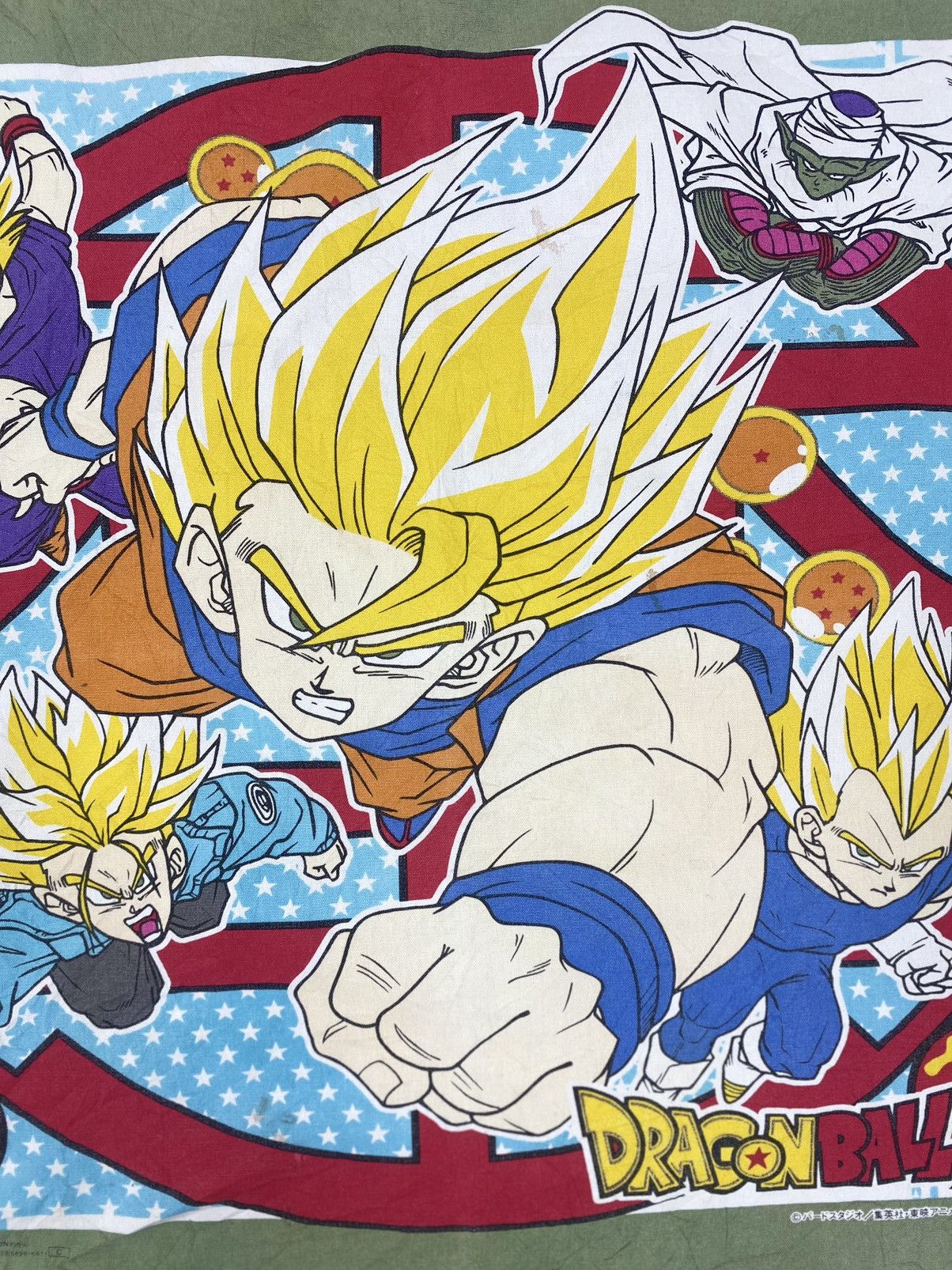Anime Vintage Dragon Ball Z Handkerchief/Neckerchief/Bandana Size ONE SIZE - 3 Thumbnail