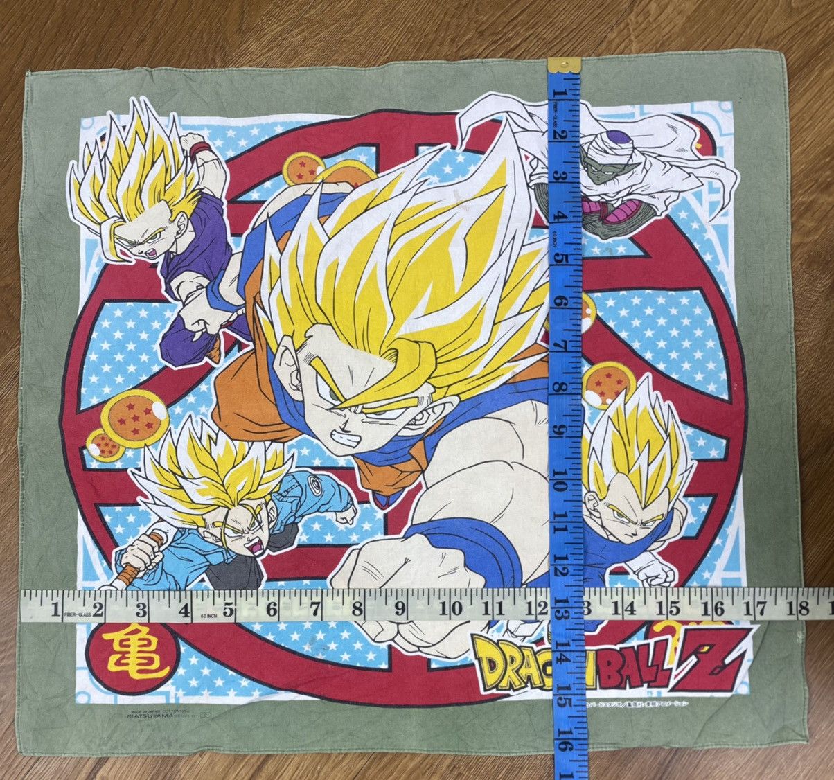 Anime Vintage Dragon Ball Z Handkerchief/Neckerchief/Bandana Size ONE SIZE - 4 Thumbnail