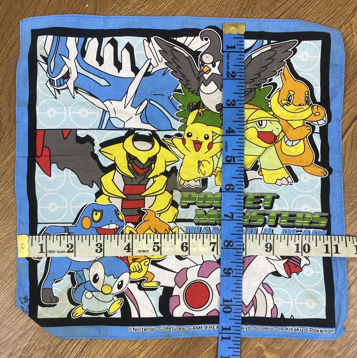 Pokemon Vintage Nintendo Pocket Monster Pokemon Handkerchief Size ONE SIZE - 3 Thumbnail