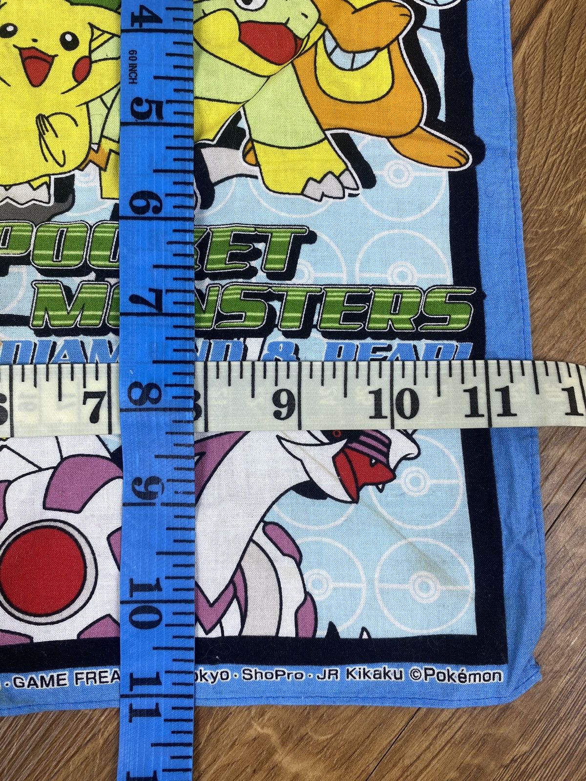 Pokemon Vintage Nintendo Pocket Monster Pokemon Handkerchief Size ONE SIZE - 4 Thumbnail