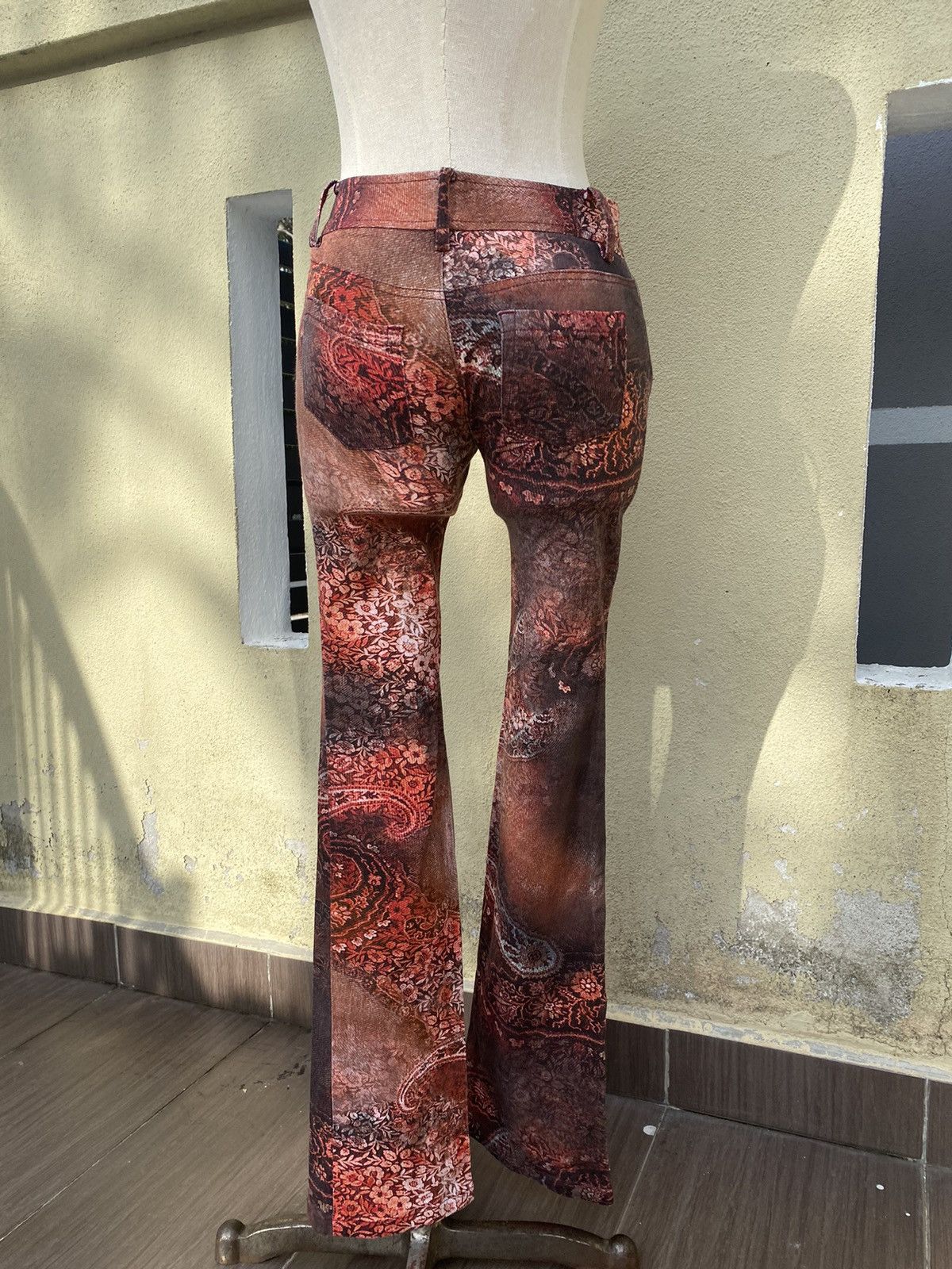 Japanese Brand vintage tornado mart printed jeans Size 24" / US 00 / IT 34 - 4 Thumbnail