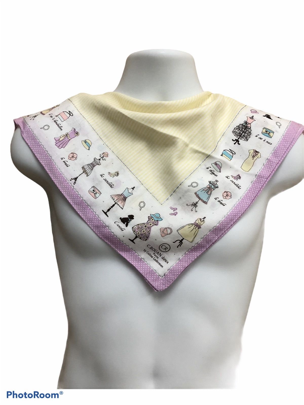 Celine C.Rouan Deus By Celline Lederman Handkerchief / Bandana Size ONE SIZE - 1 Thumbnail