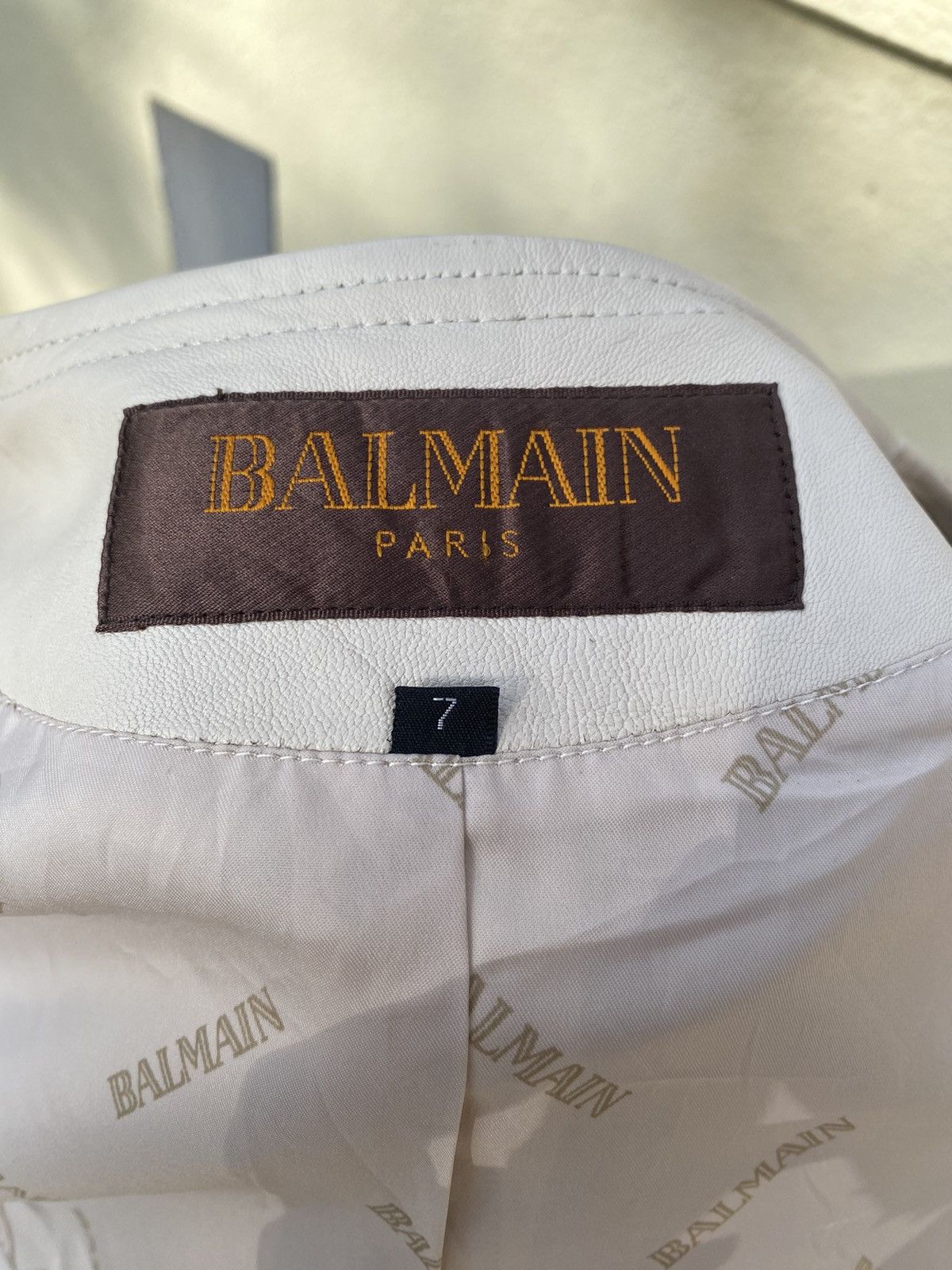 Balmain vintage balmain sheep skin jacket Size S / US 4 / IT 40 - 7 Thumbnail