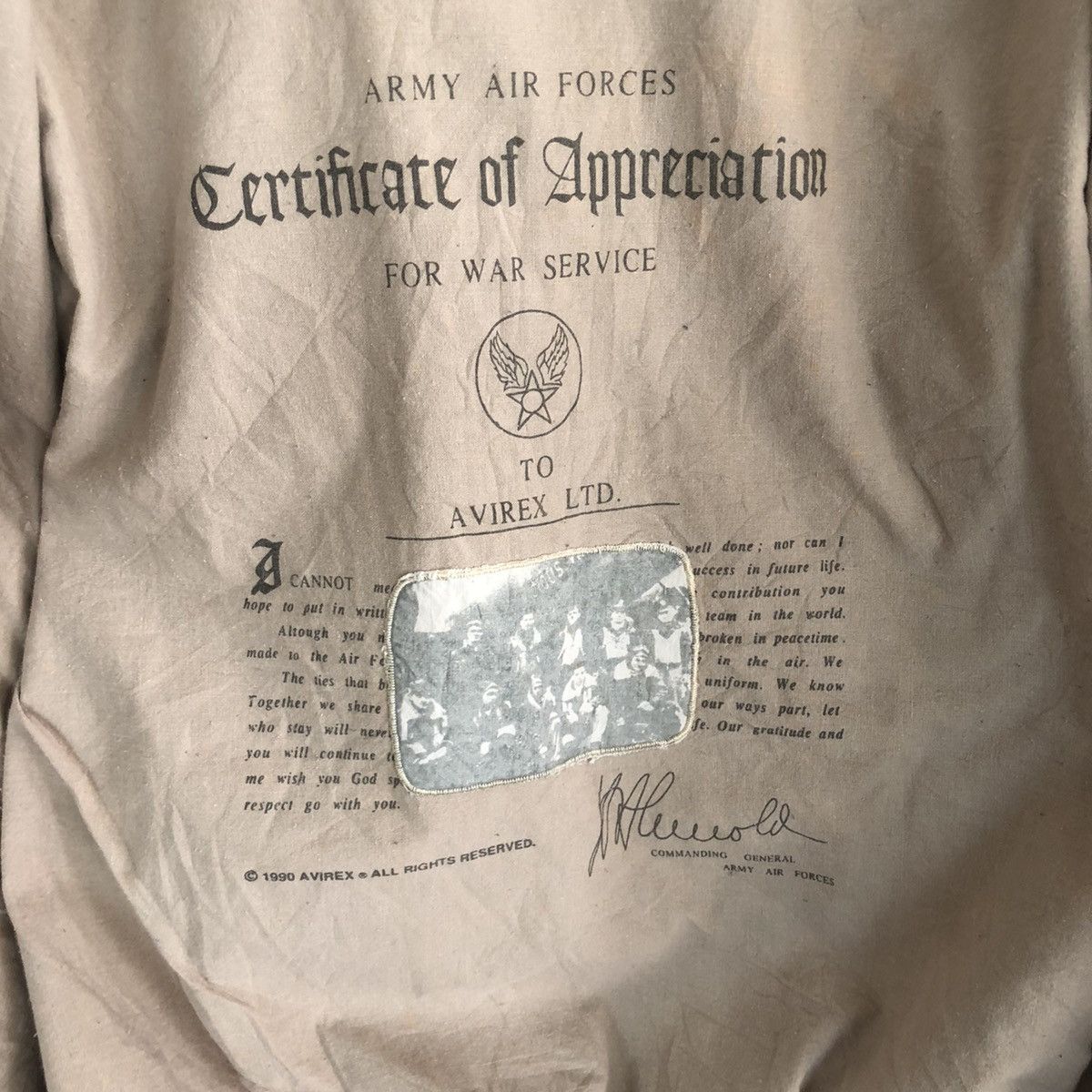 Avirex 1990 AVIREX FLYERS USAF M1 BOMBER JACKET Size US L / EU 52-54 / 3 - 10 Thumbnail