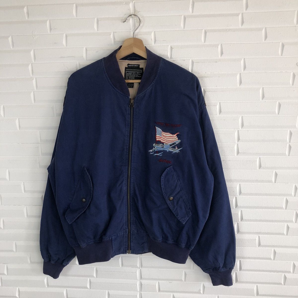Avirex 1990 AVIREX FLYERS USAF M1 BOMBER JACKET Size US L / EU 52-54 / 3 - 3 Thumbnail