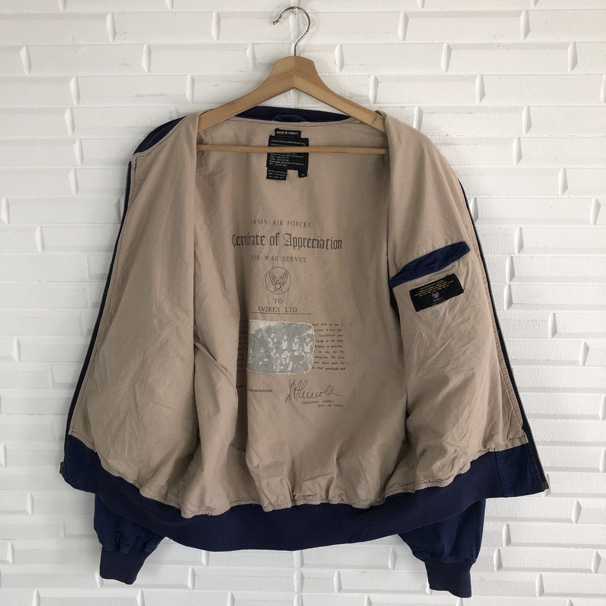 Avirex 1990 AVIREX FLYERS USAF M1 BOMBER JACKET Size US L / EU 52-54 / 3 - 9 Thumbnail