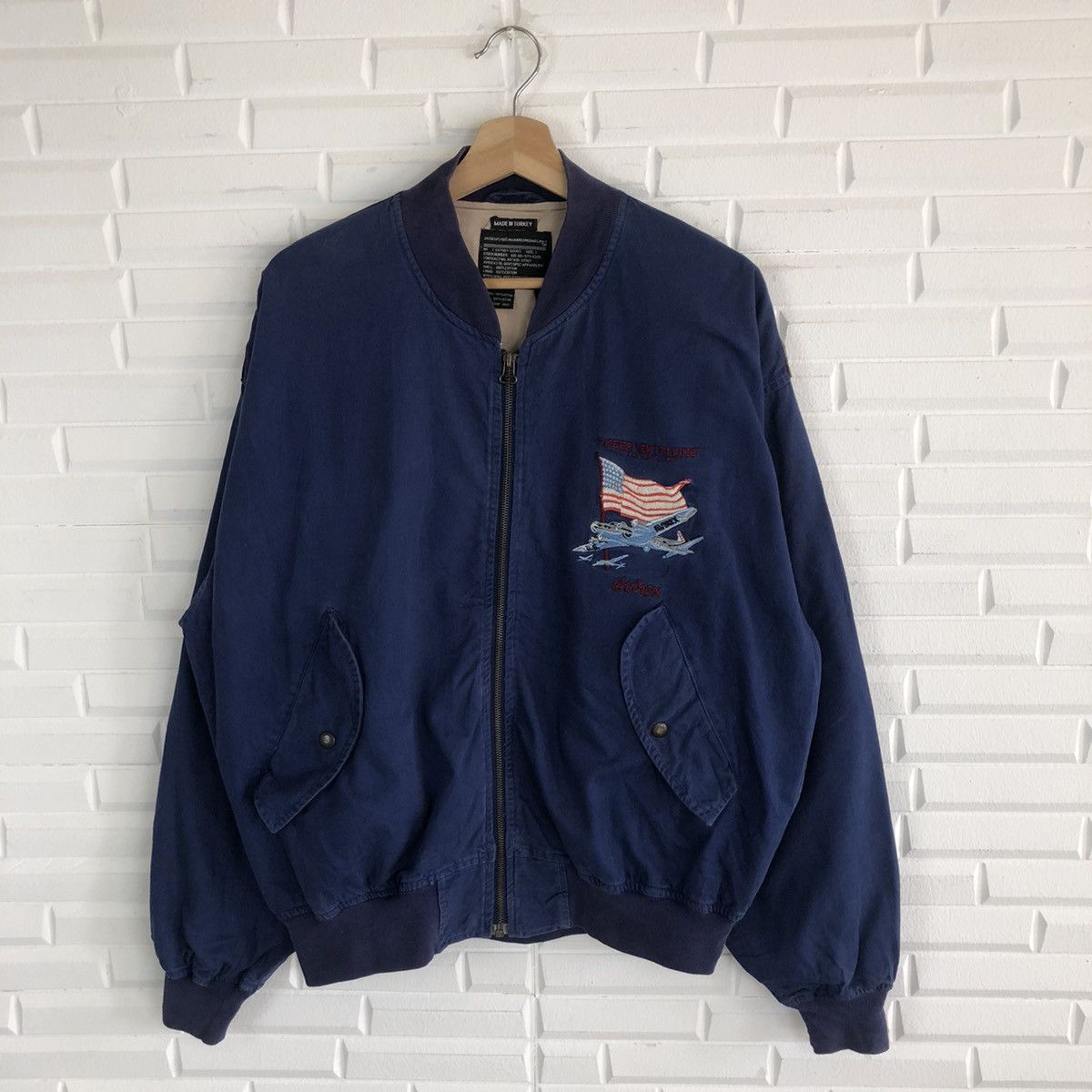 Avirex 1990 AVIREX FLYERS USAF M1 BOMBER JACKET Size US L / EU 52-54 / 3 - 2 Thumbnail