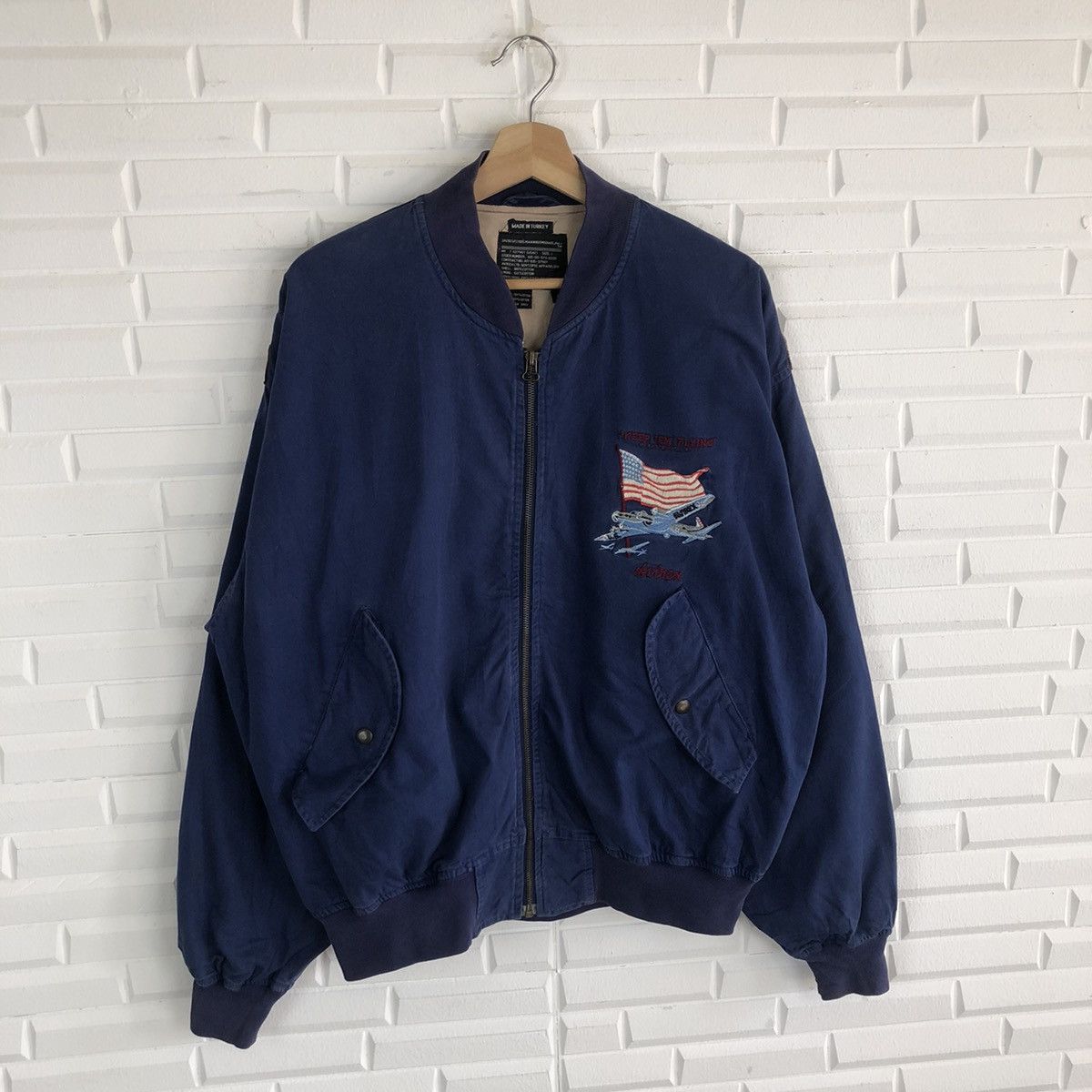 Avirex 1990 AVIREX FLYERS USAF M1 BOMBER JACKET Size US L / EU 52-54 / 3 - 4 Thumbnail