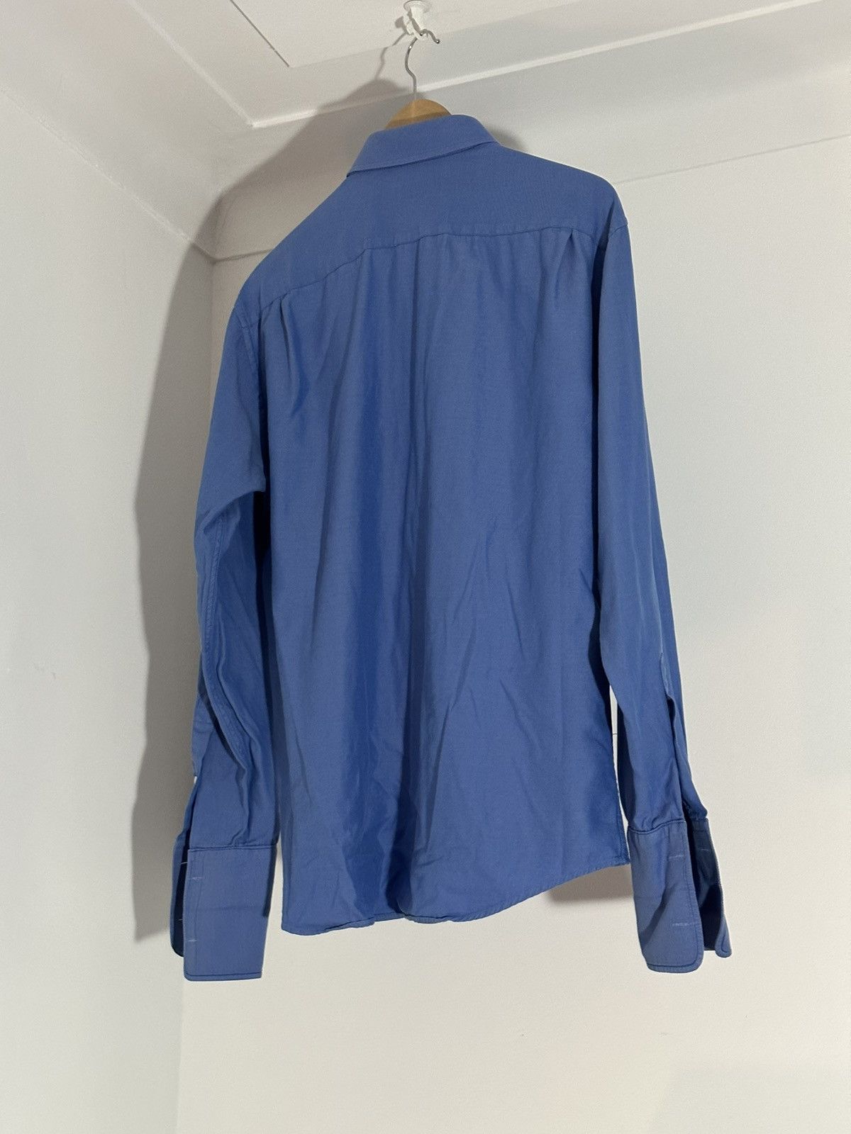 Lanvin Button down Lanvin Shirt Blue with cuffs Size US M / EU 48-50 / 2 - 2 Thumbnail