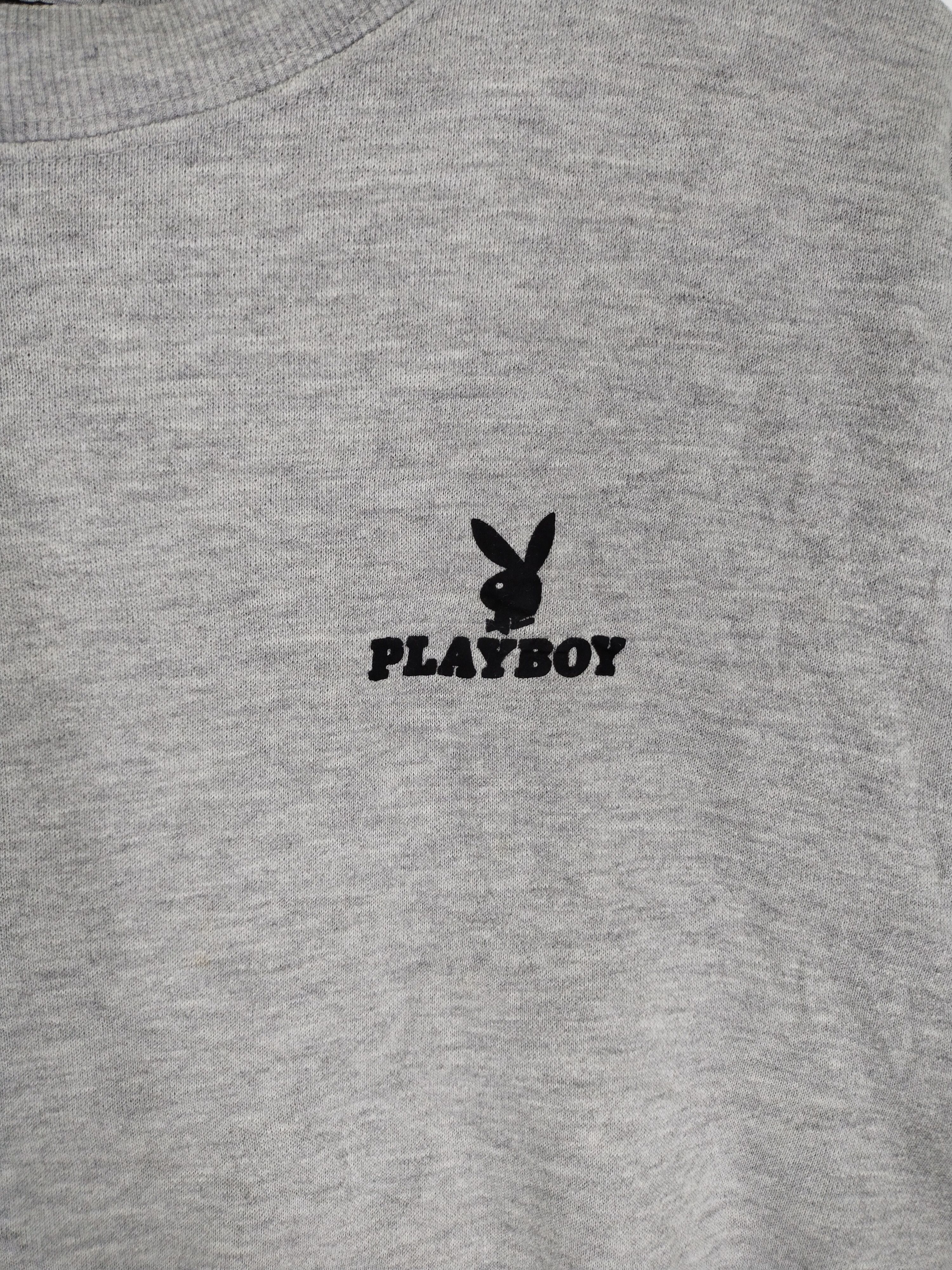 Playboy × Vintage Vintage 90s Playboy Bunny Embroidery Logo Sweatshirt Size US XL / EU 56 / 4 - 5 Thumbnail