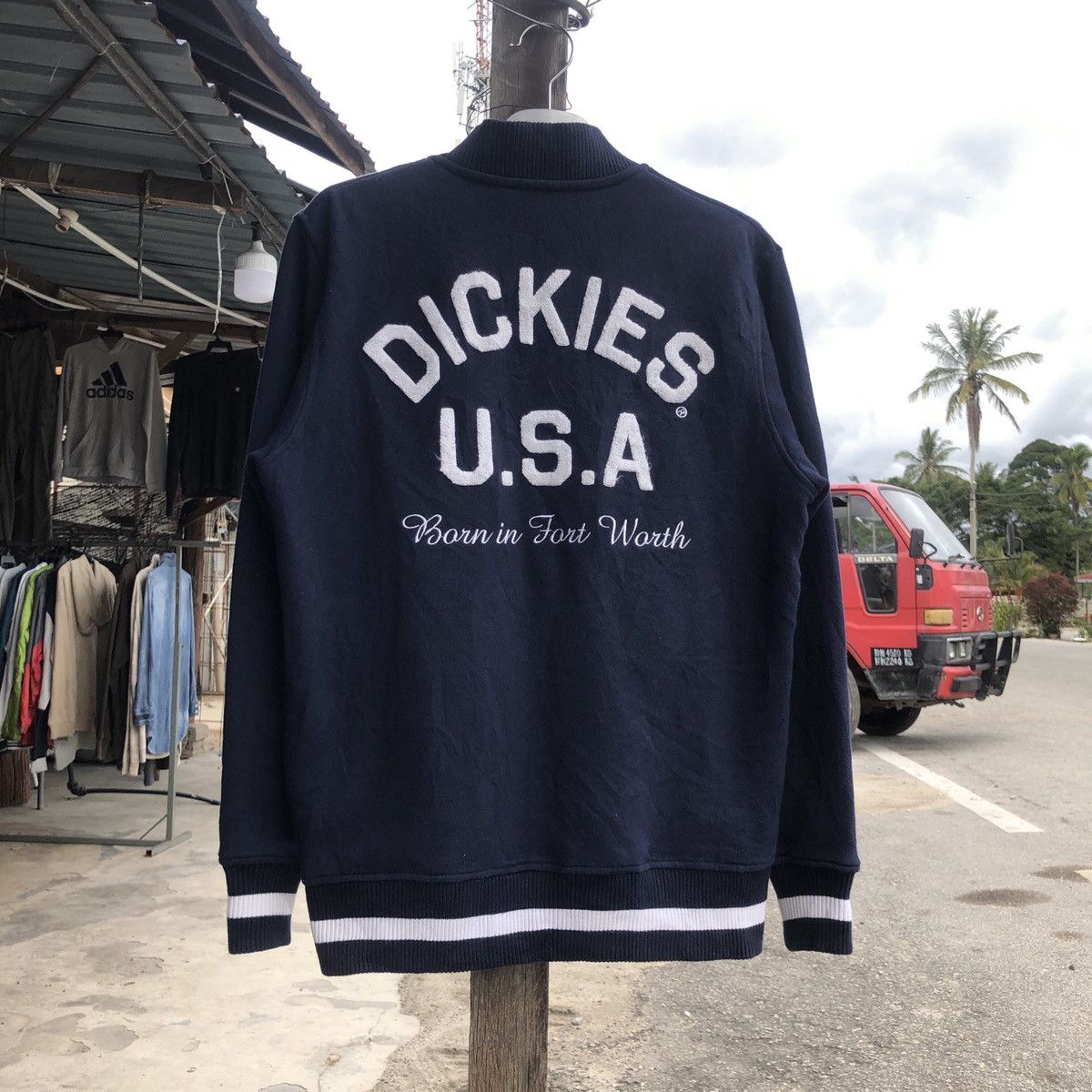 Dickies Dickies Embroided Wool Big Logo Varsity Jacket Size US M / EU 48-50 / 2 - 2 Thumbnail
