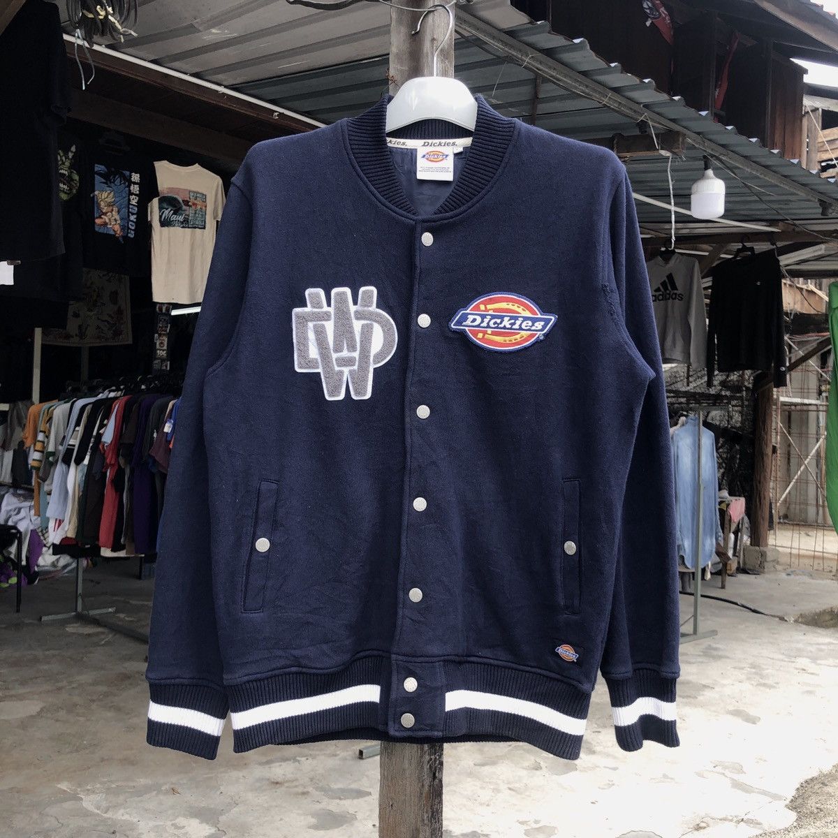 Dickies Dickies Embroided Wool Big Logo Varsity Jacket Size US M / EU 48-50 / 2 - 1 Thumbnail
