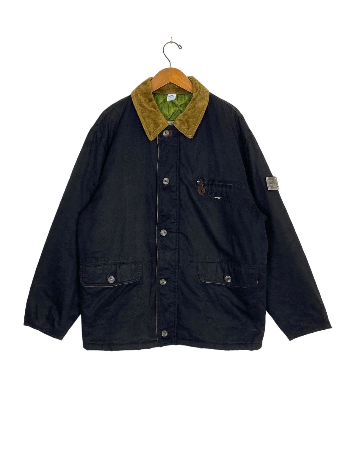 Vintage Rare‼️ Vintage Mash Sportswear Corduroy Trimmed Coat Jacket Size US L / EU 52-54 / 3 - 2 Thumbnail