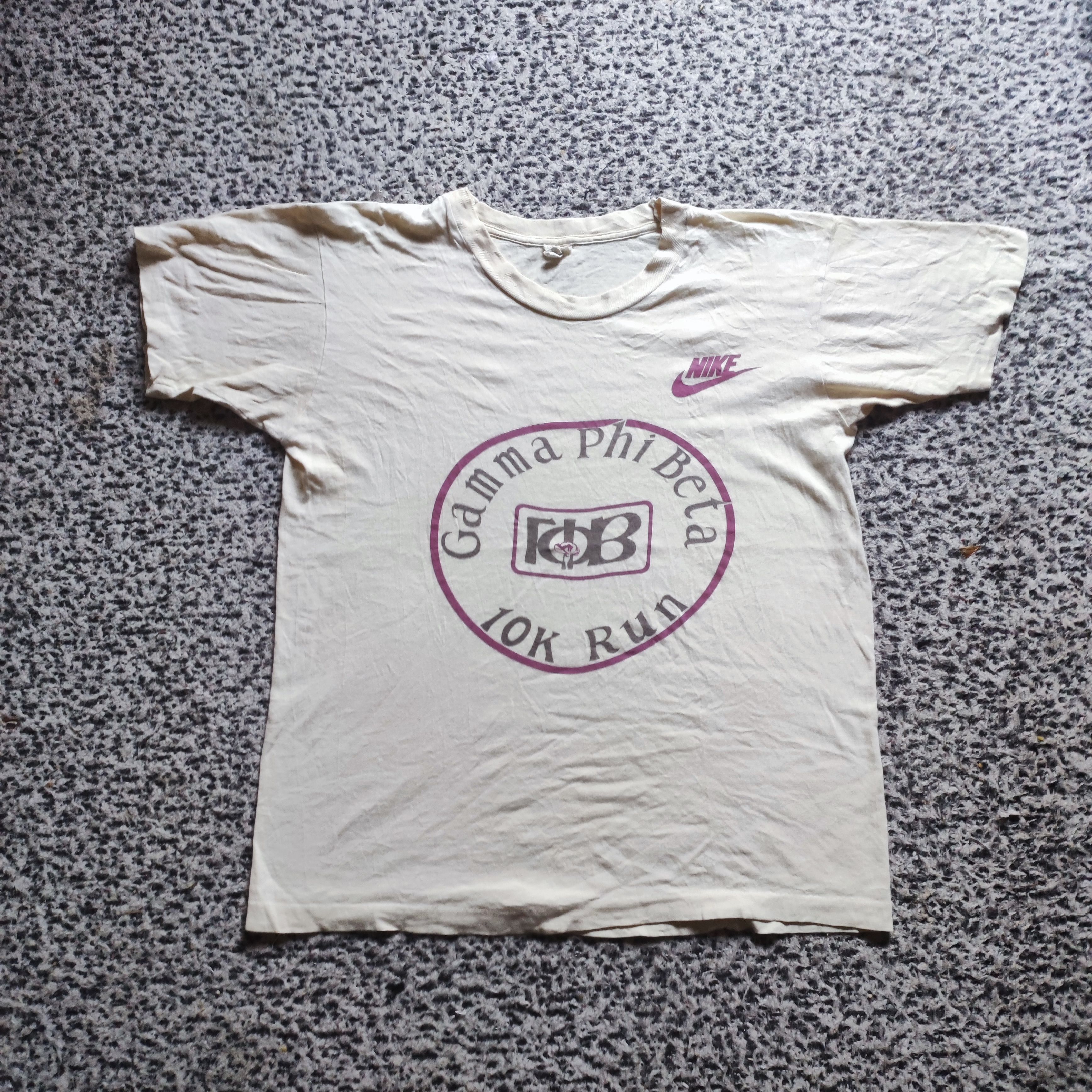 Nike 70s nike vintage t shirt gamma phi beta 10k run Size US M / EU 48-50 / 2 - 1 Thumbnail