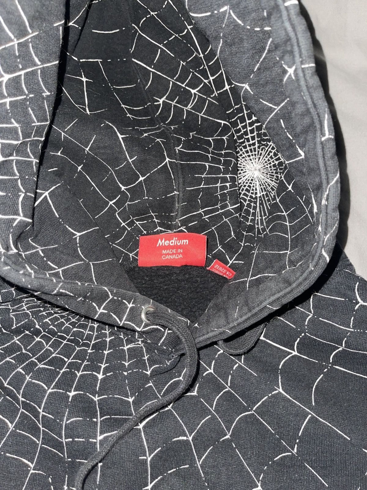 Spider web supreme hoodie on sale