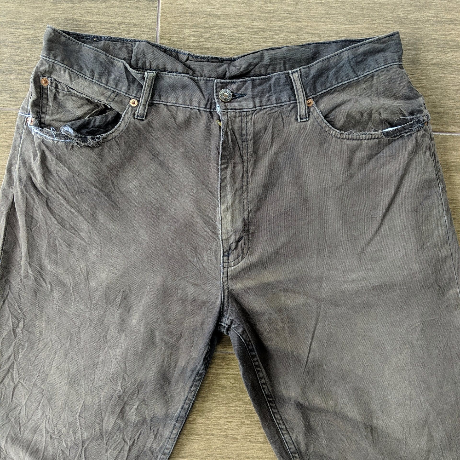 Japanese Brand W35 Levi's 530 Distressed 5 Pockets Trousers Casual Pants Size US 35 - 2 Thumbnail