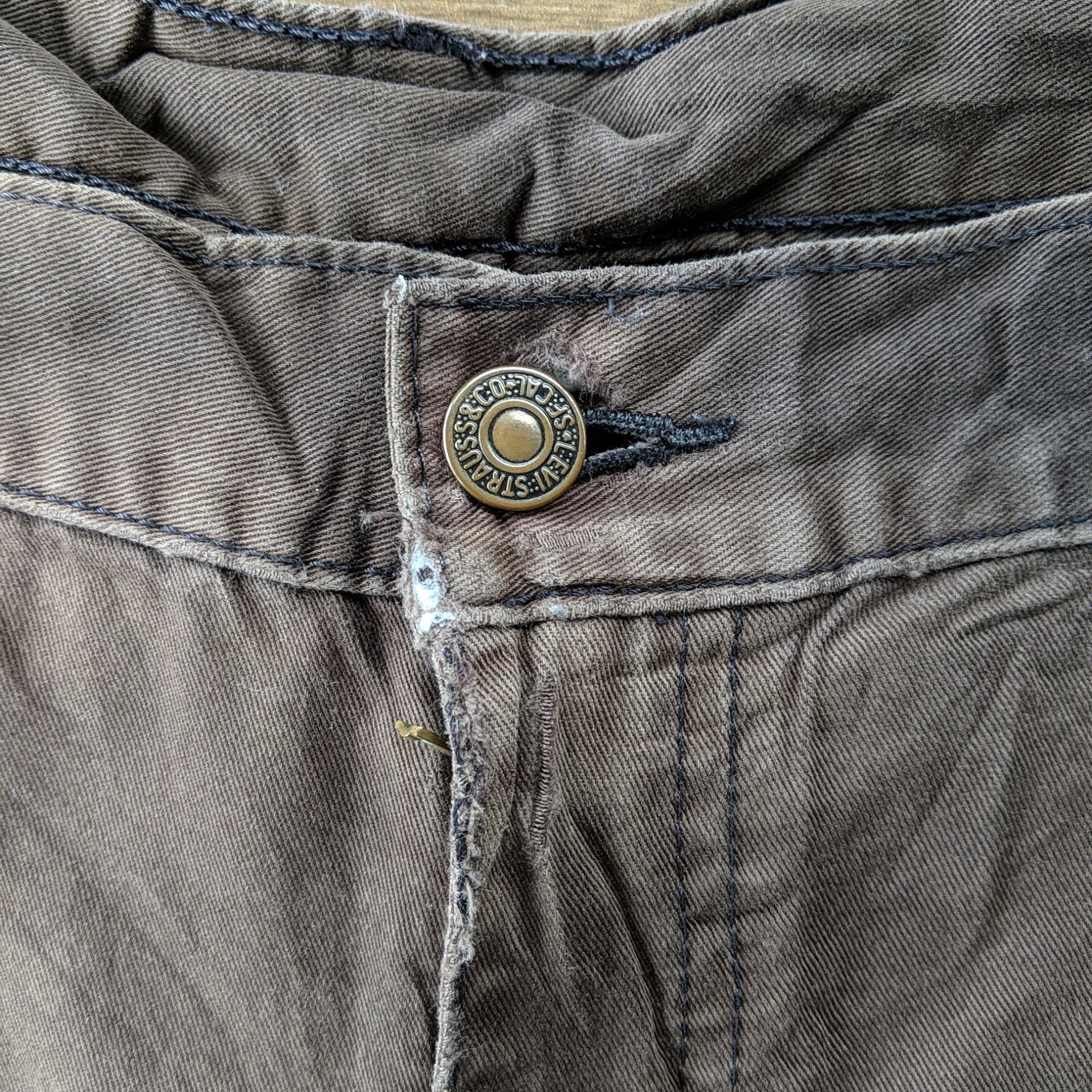 Japanese Brand W35 Levi's 530 Distressed 5 Pockets Trousers Casual Pants Size US 35 - 8 Thumbnail