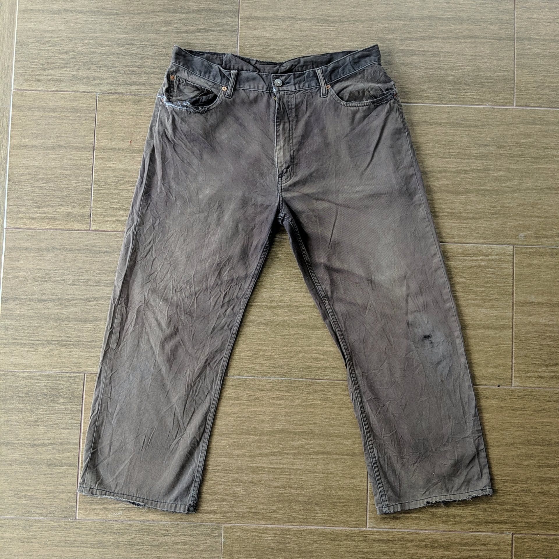 Japanese Brand W35 Levi's 530 Distressed 5 Pockets Trousers Casual Pants Size US 35 - 1 Thumbnail