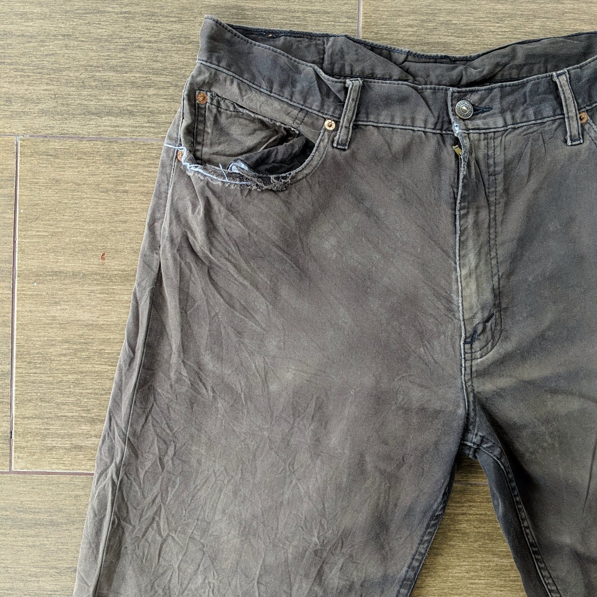 Japanese Brand W35 Levi's 530 Distressed 5 Pockets Trousers Casual Pants Size US 35 - 3 Thumbnail