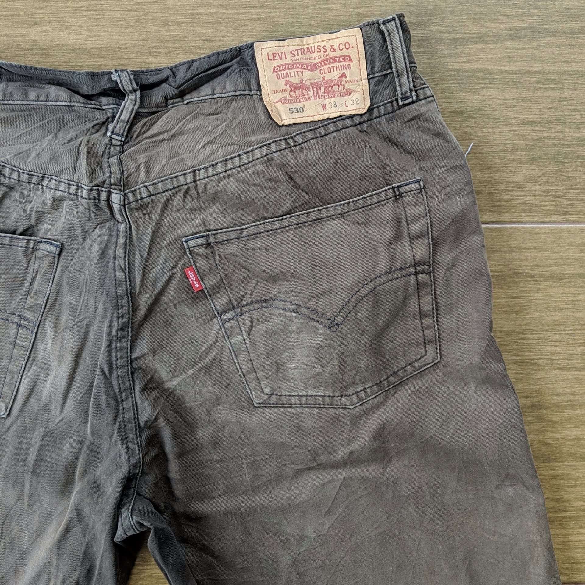 Japanese Brand W35 Levi's 530 Distressed 5 Pockets Trousers Casual Pants Size US 35 - 13 Thumbnail