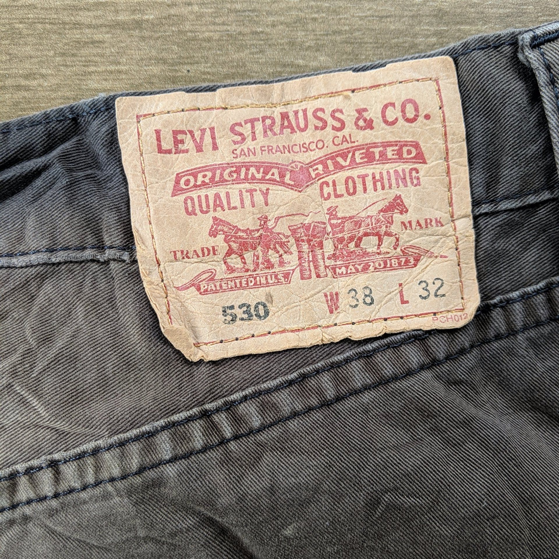 Japanese Brand W35 Levi's 530 Distressed 5 Pockets Trousers Casual Pants Size US 35 - 15 Thumbnail