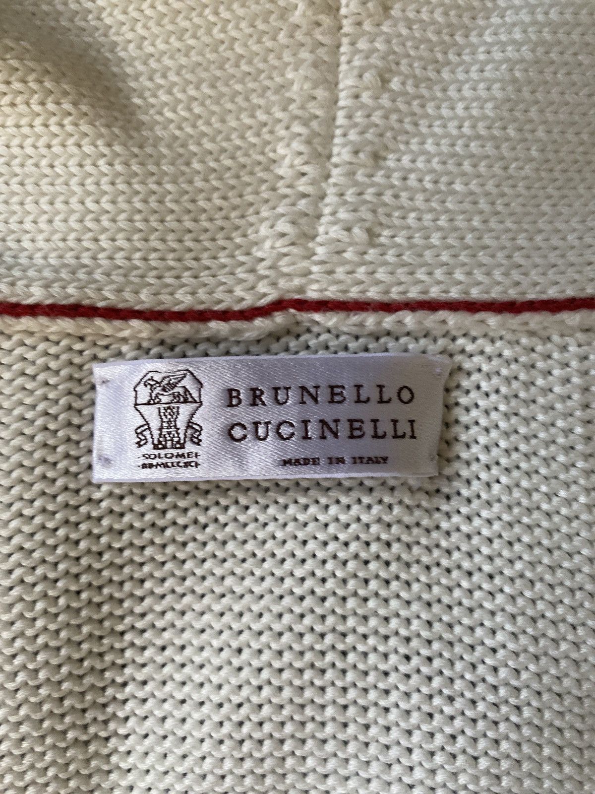 Brunello Cucinelli DOUBLE BREASTED CARDIGAN/SWEATER W STRIPES Size US XL / EU 56 / 4 - 6 Thumbnail