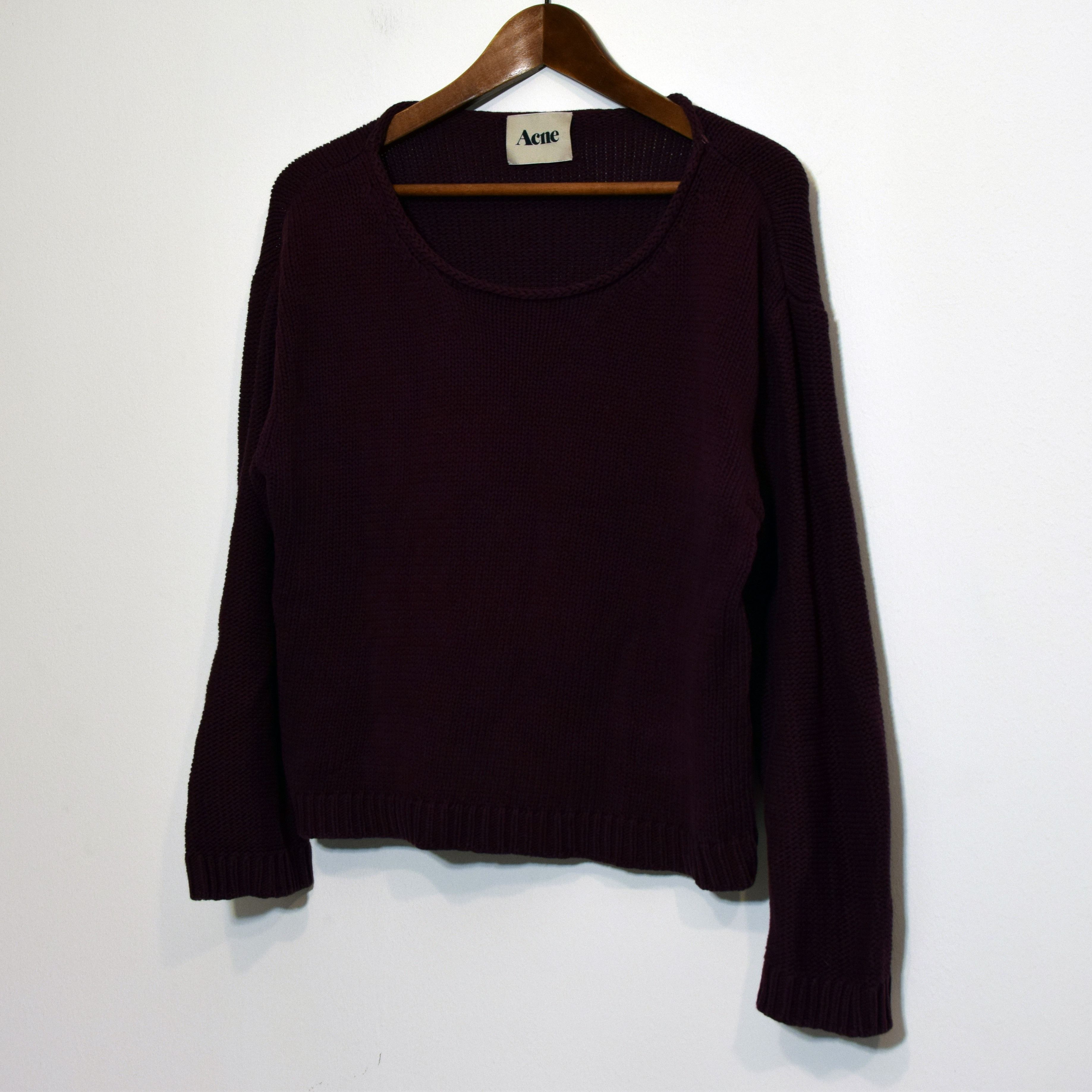 Acne Studios 2011 Women’s Knitwear Cotton Acne Sweater L Size L / US 10 / IT 46 - 1 Thumbnail
