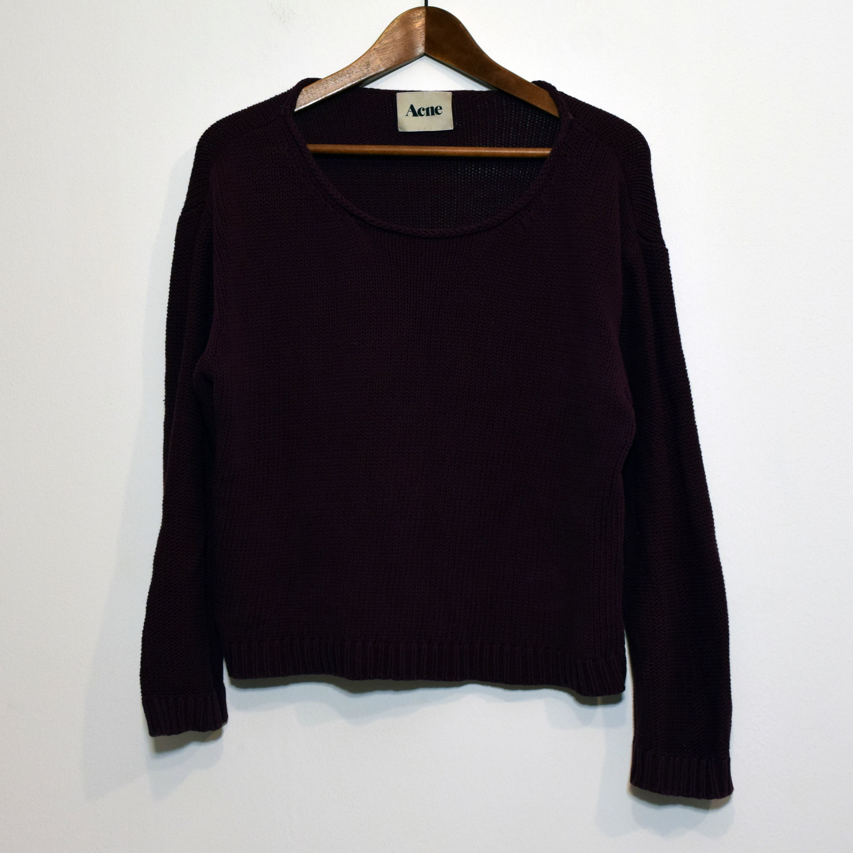 Acne Studios 2011 Women’s Knitwear Cotton Acne Sweater L Size L / US 10 / IT 46 - 3 Thumbnail